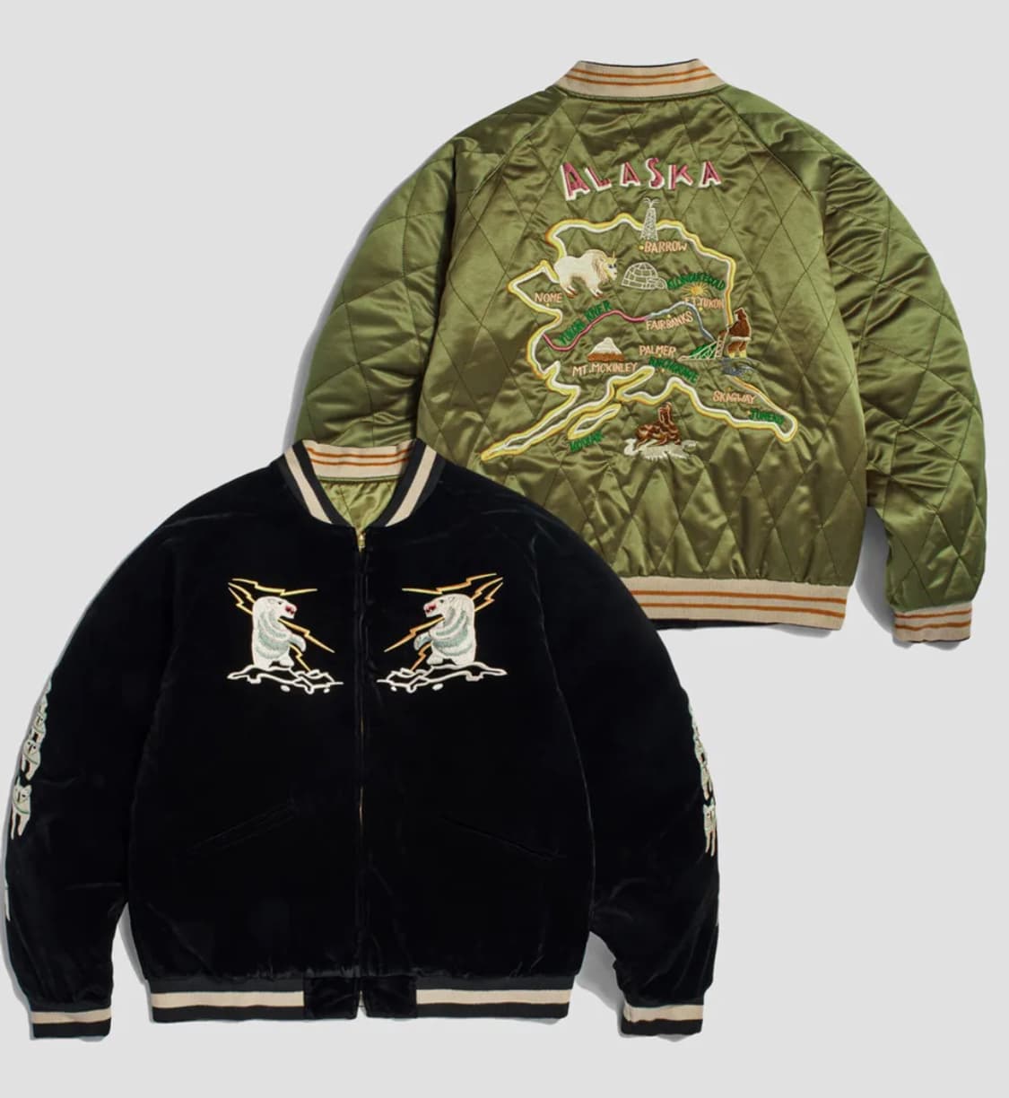 브론슨 1950s Reversible Souvenir Jacket 상품이미지1