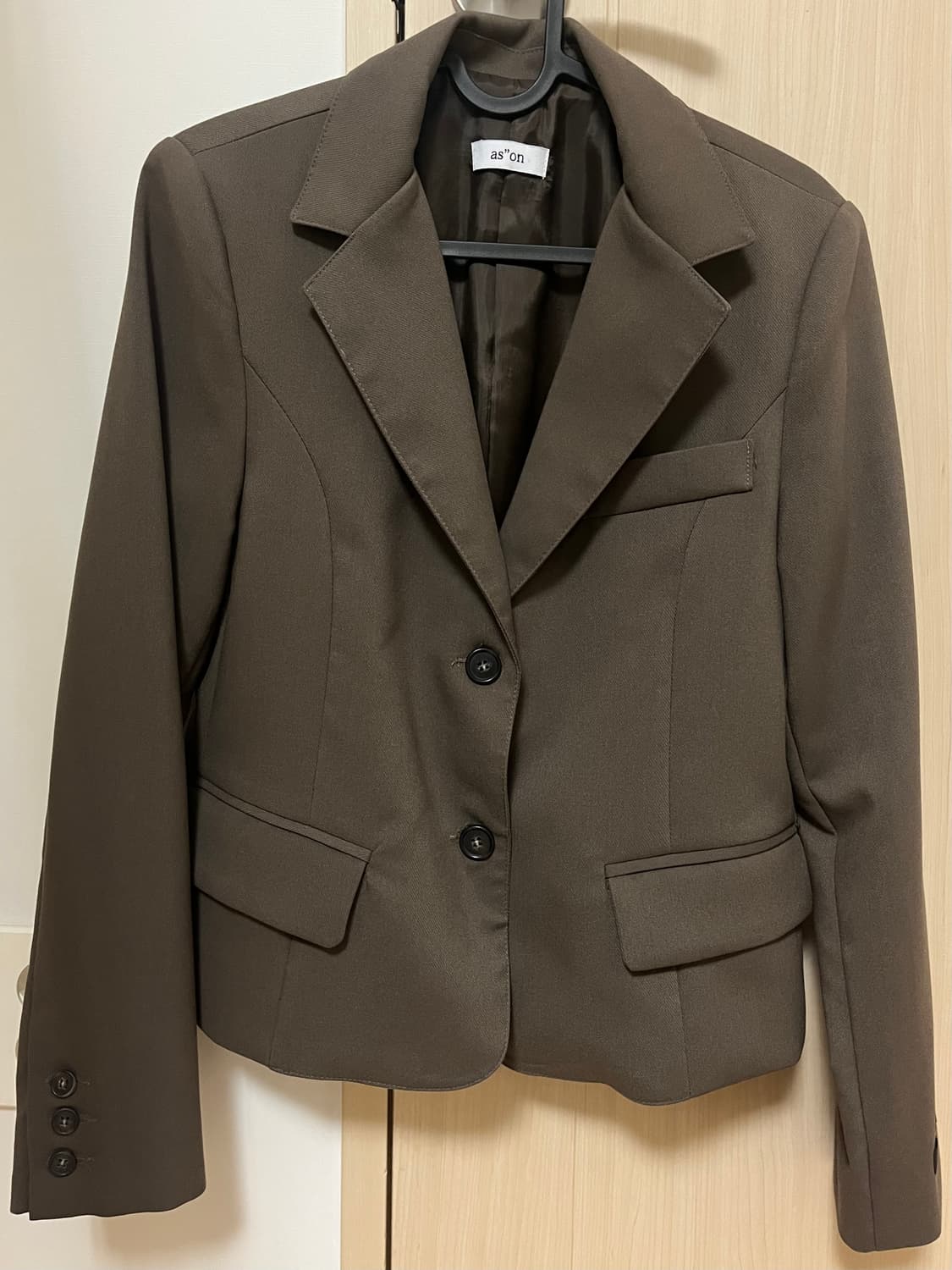 애즈온 Classic single jacket (Brown) 상품이미지1