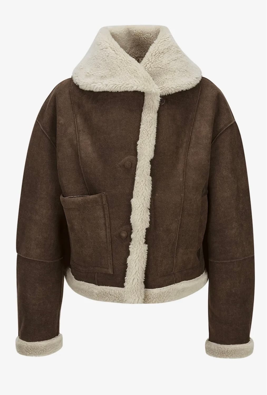 FLEECE REVERSIBLE JACKET (BROWN) 상품이미지1