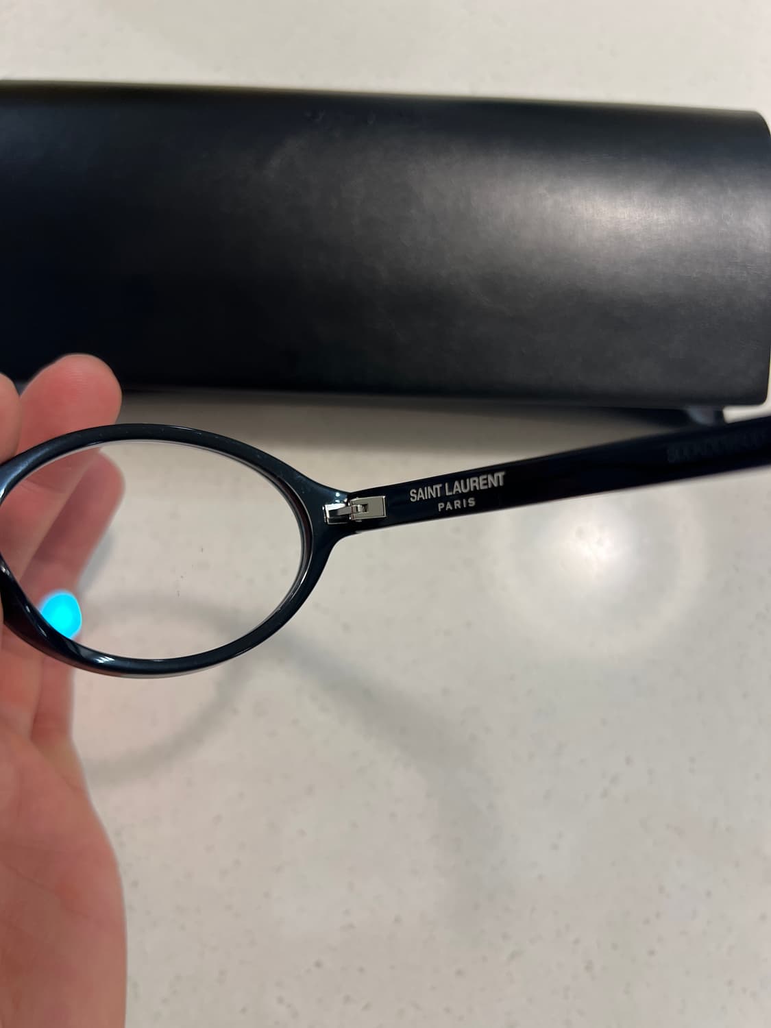 생로랑 오벌 긱시크 뿔테 SL751 상품이미지2