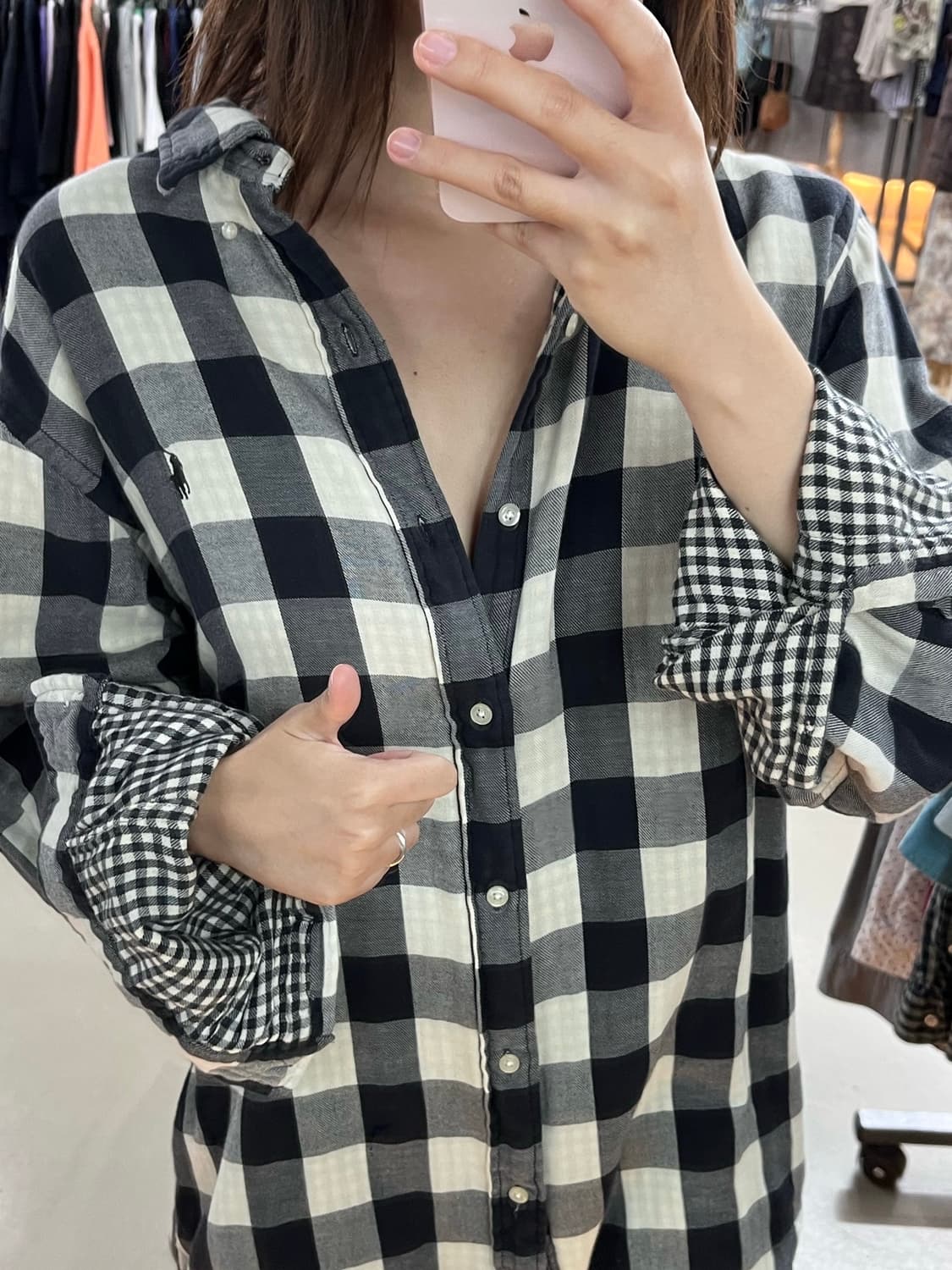 폴로 체크 셔츠 상품이미지2