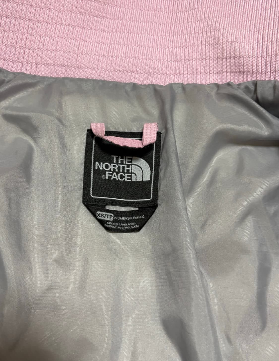 노스페이스 600 구스 다운 경량패딩 베이비 핑크 상품이미지5