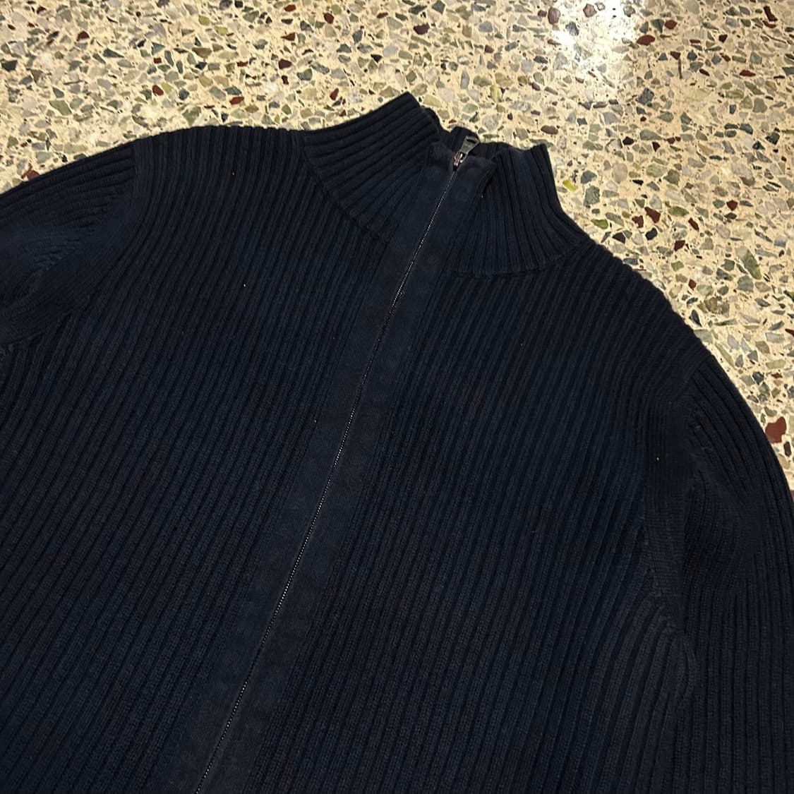 켈빈 클라인 (Calvin  Klein) 네이비 집업 니트 상품이미지2