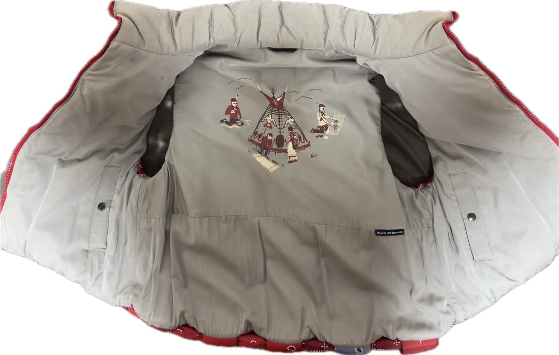 캐피탈 반다나 프린트 나일론 위빙 베스트 상품이미지3