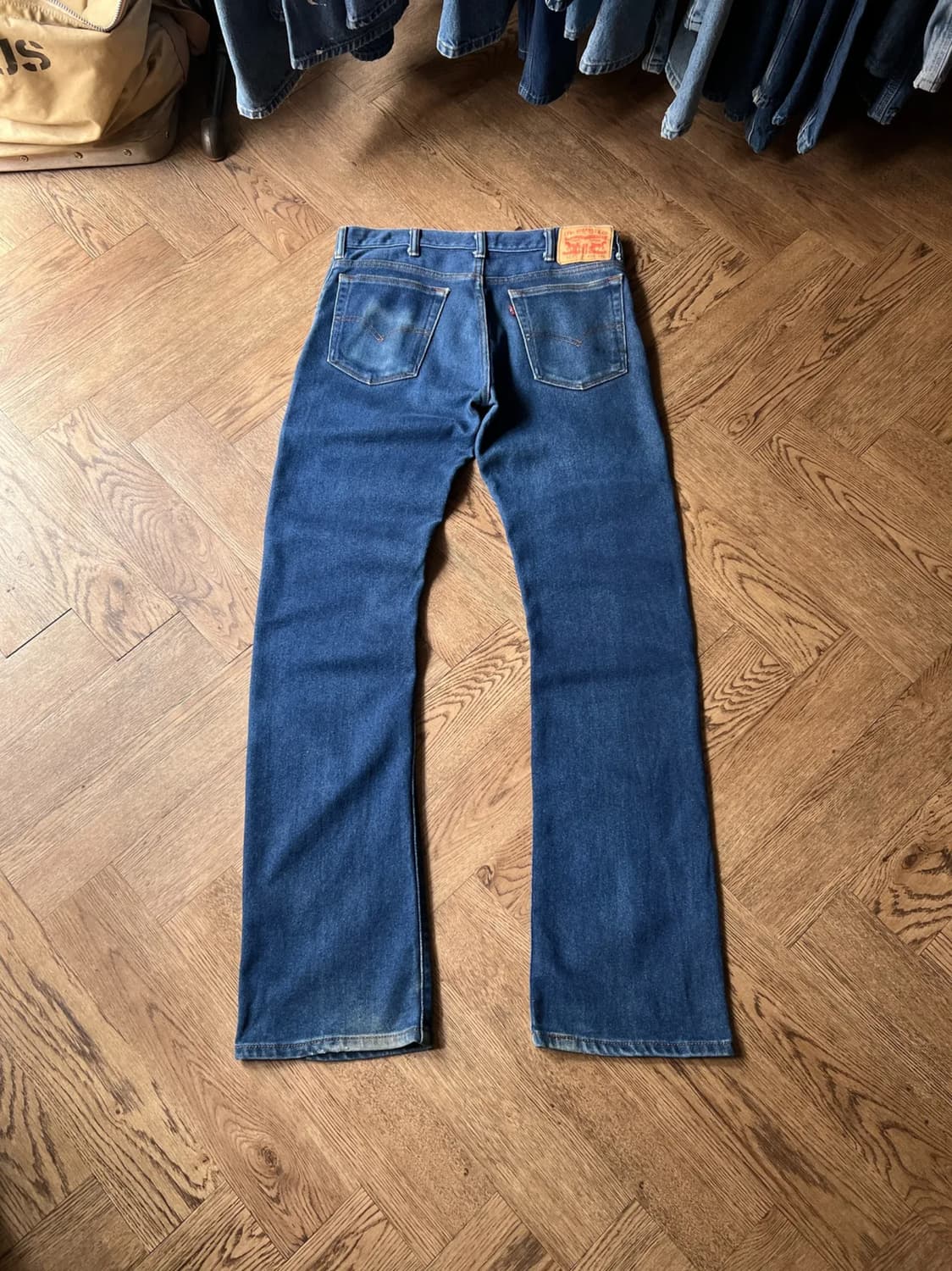 [34]리바이스 517 빈티지 워싱 플레어핏 스트레치 데님 팬츠 상품이미지1