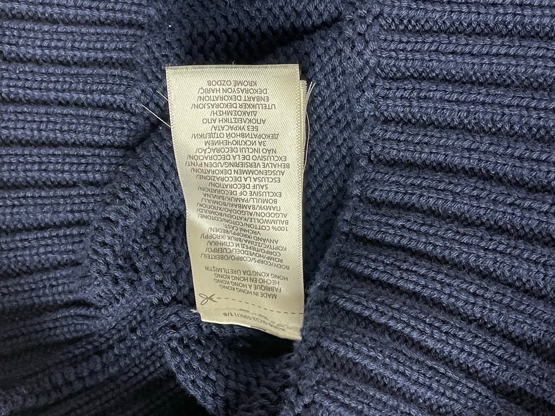 폴로 랄프로렌 네이비 로고 니트 M 상품이미지4