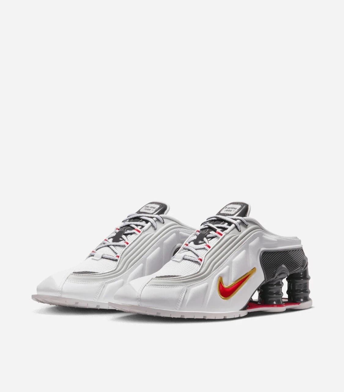 [285/W11.5,M10] 나이키 X 마틴로즈 샥스 화이트 바시티 레드 상품이미지4