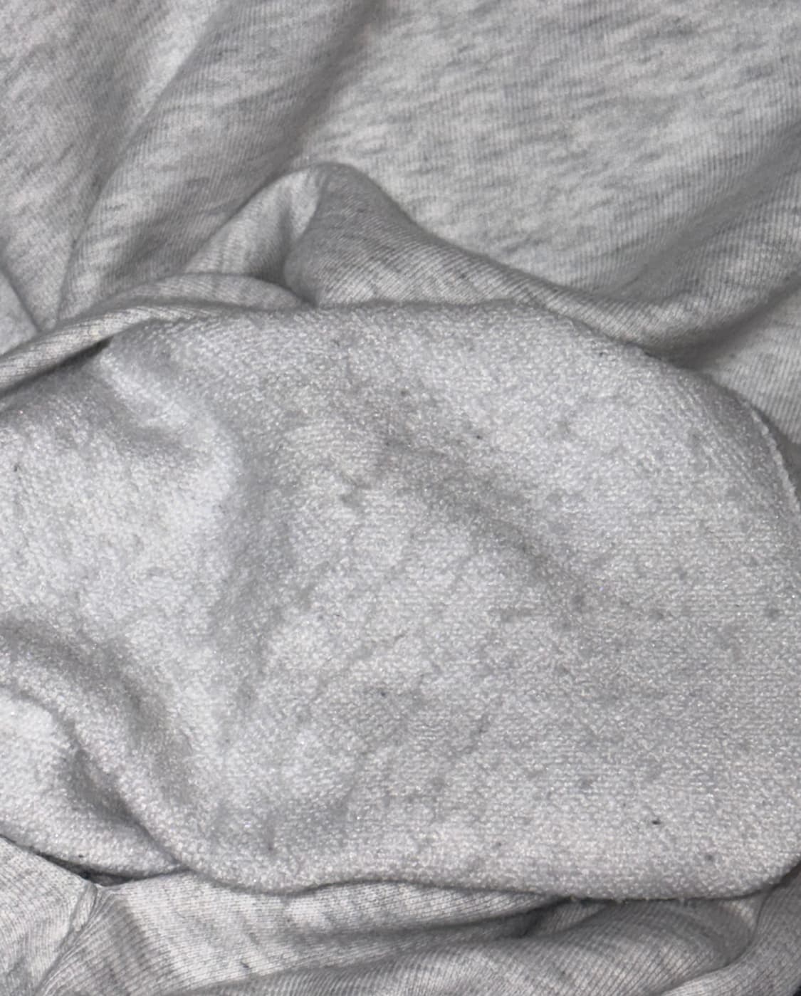 y2k 라코스테 멜란지 베이지 크루넥 기본 후드티 스웻셔츠 상품이미지3