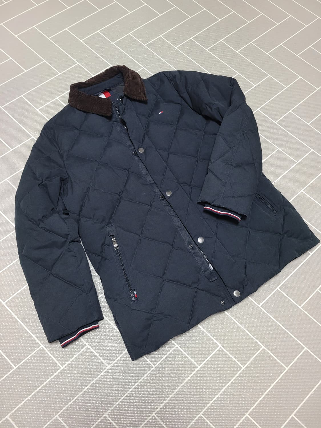 타미힐피거 다이아몬드 퀼티드 구스다운 자켓 95 상품이미지1