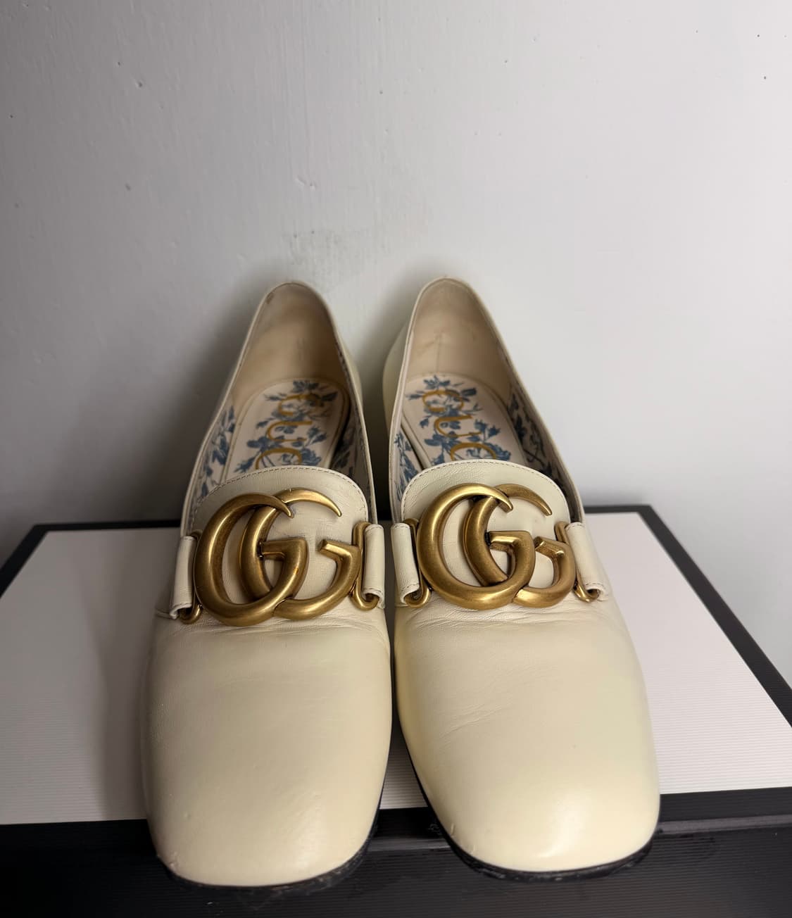 [정품] 구찌 빅토아르 더블 G 미드힐 240cm 상품이미지2