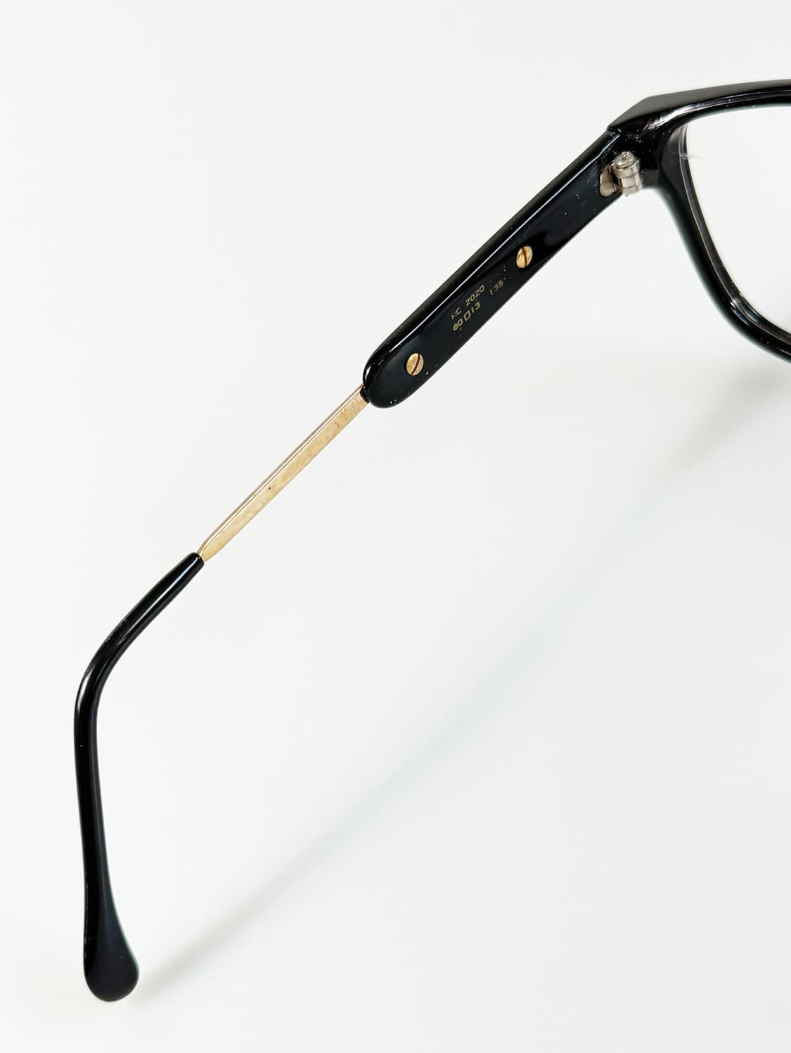 90s ROJANNE 블랙 뿔테 스퀘어 빈티지 안경 상품이미지8
