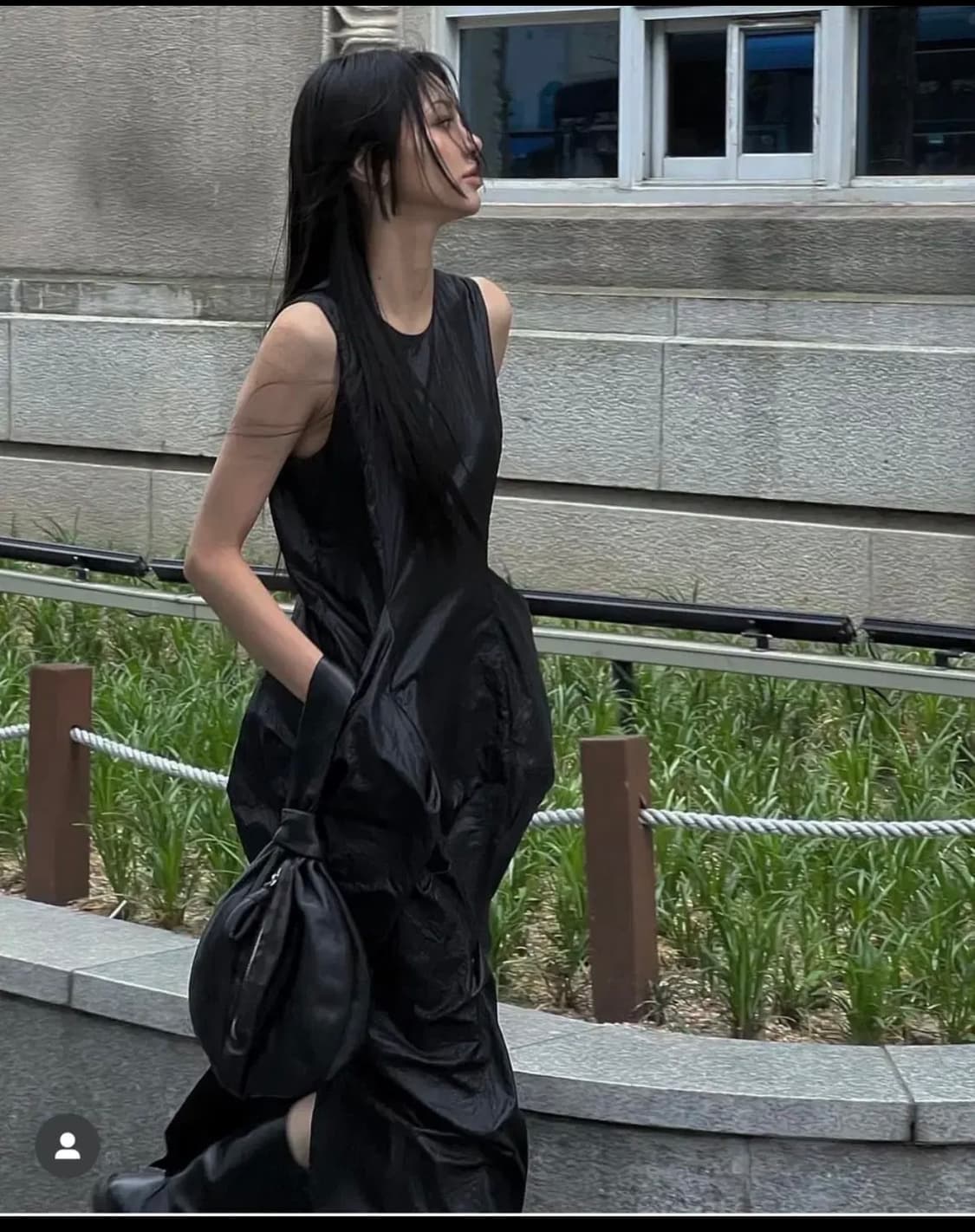 새상품)트리밍버드 드레이프 포켓 슬리브리스 드레스 원피스 상품이미지7