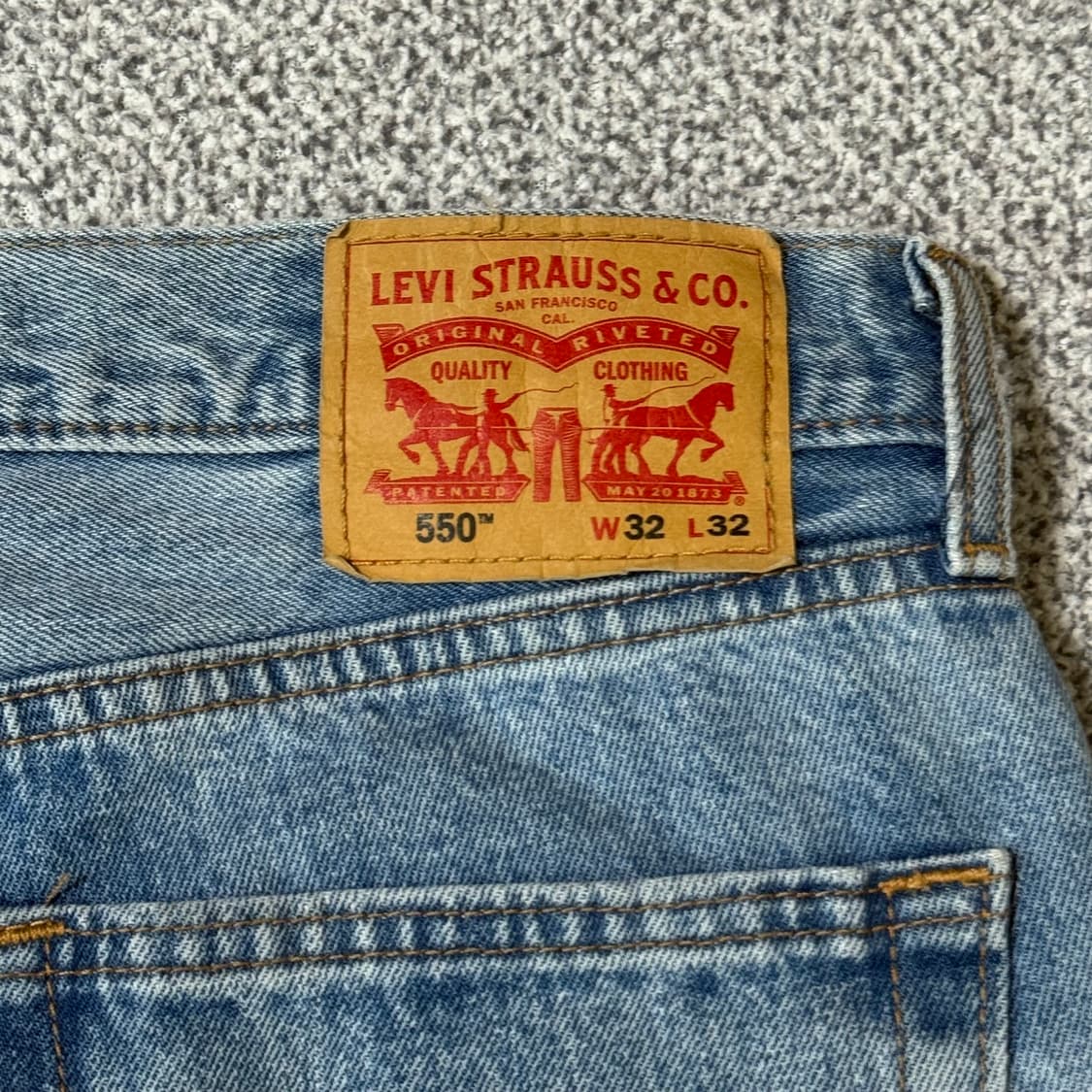 리바이스 505 연청 데님 32 상품이미지8