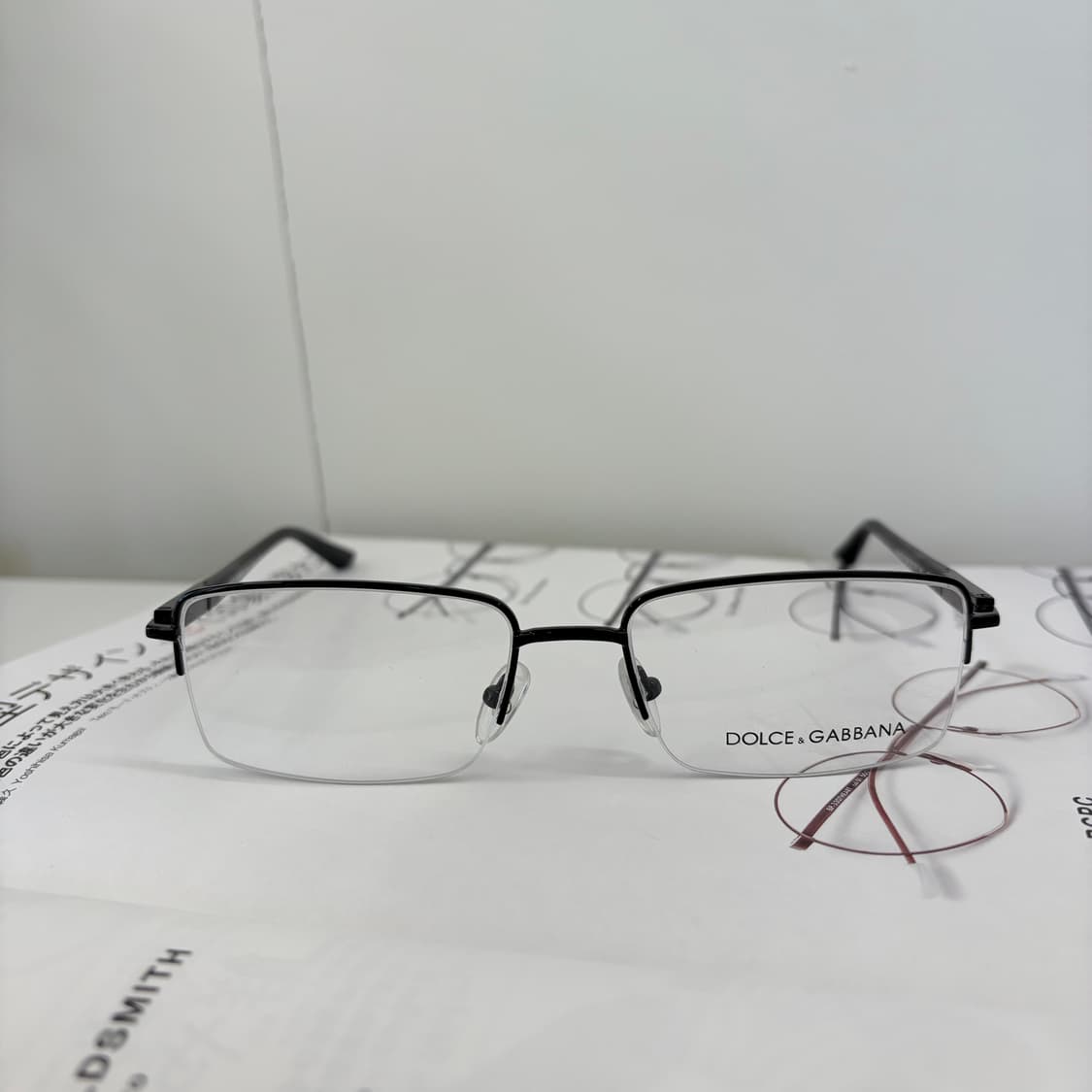 돌체앤가바나 반무테 빈티지안경 상품이미지2