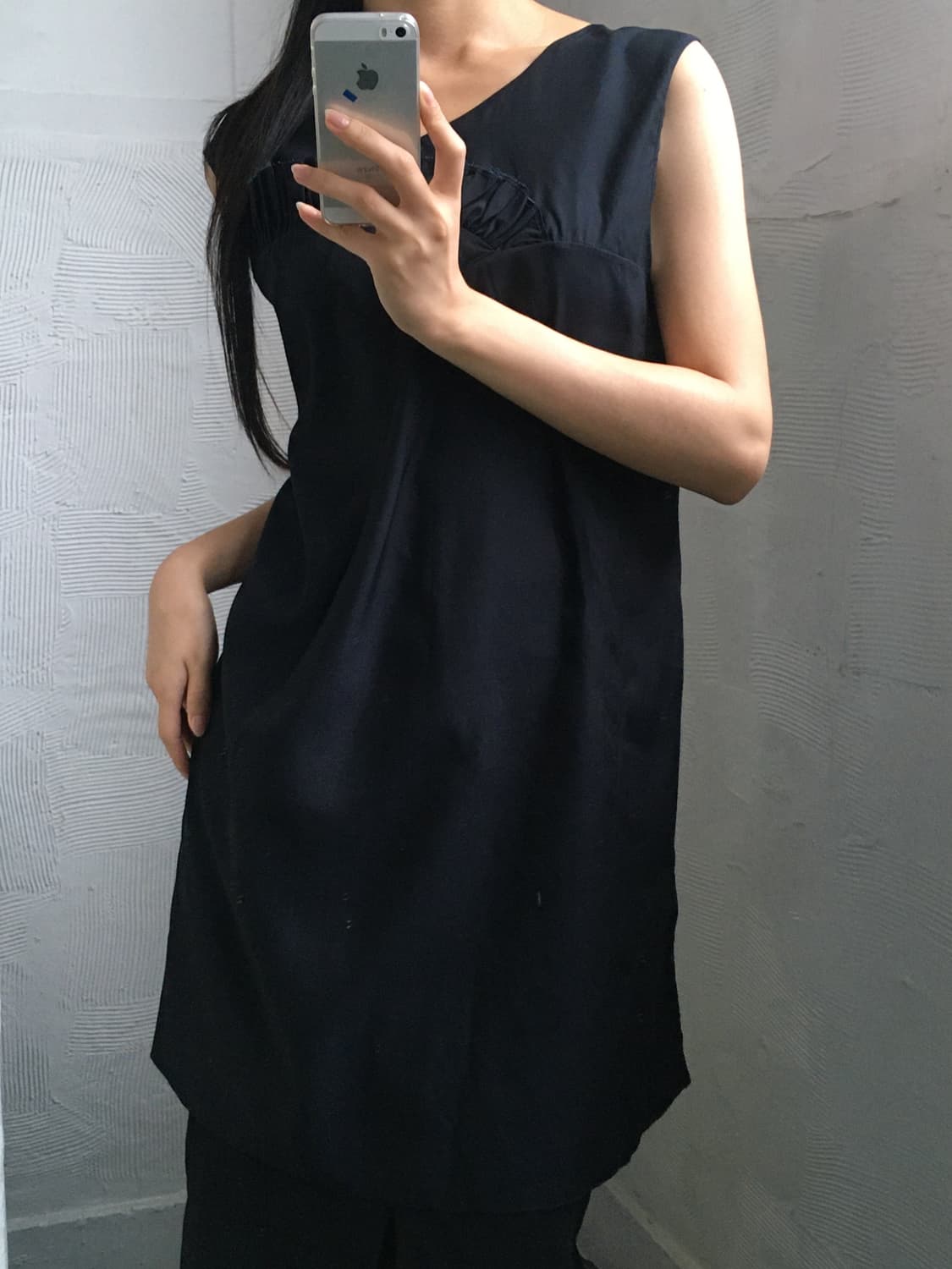 Marni 마르니 네이비 슬리브리스 원피스    상품이미지1
