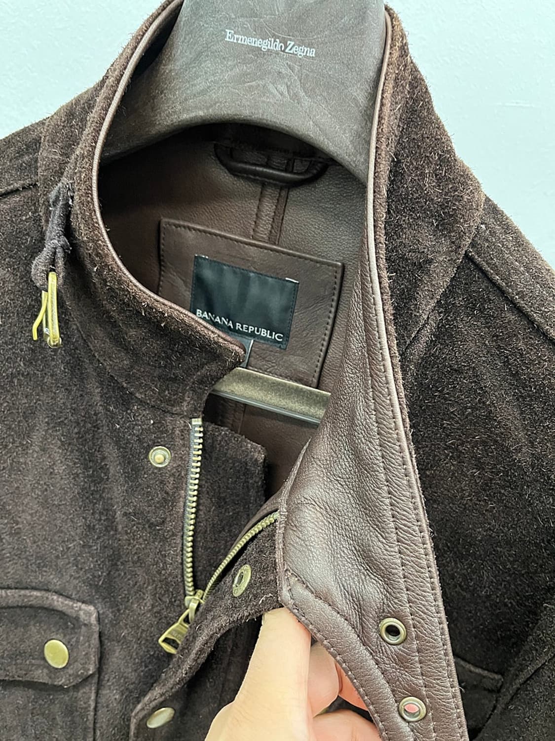 110) 바나나리퍼블릭 신형 스웨이드 필드자켓  상품이미지4