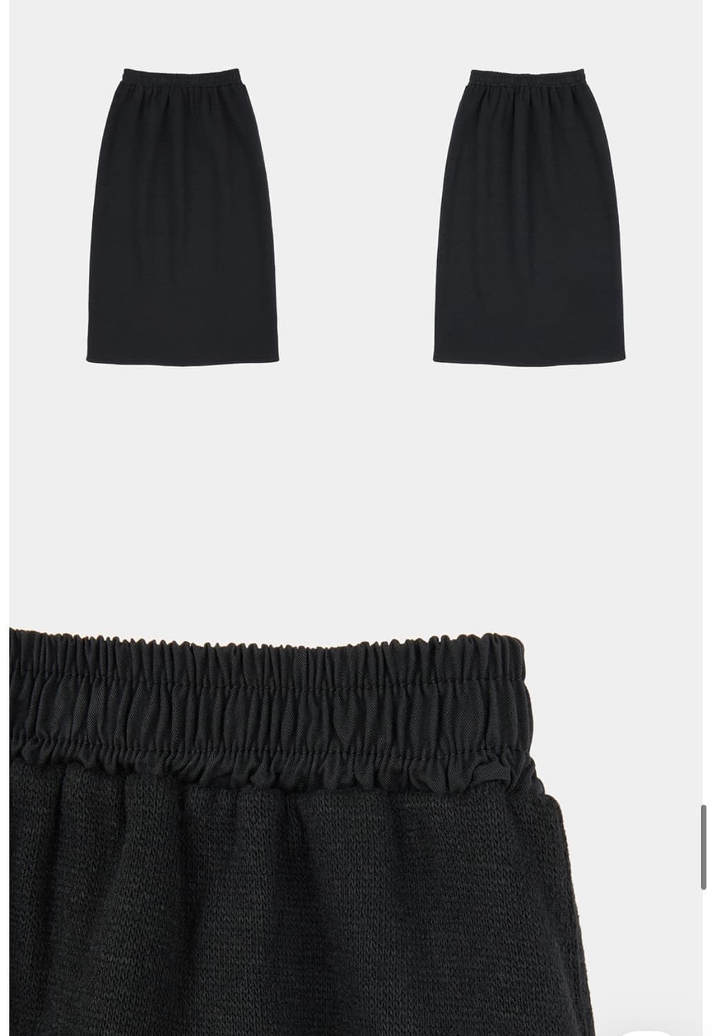 아유서울 울 니트 밴딩스커트 (새상품) 상품이미지7