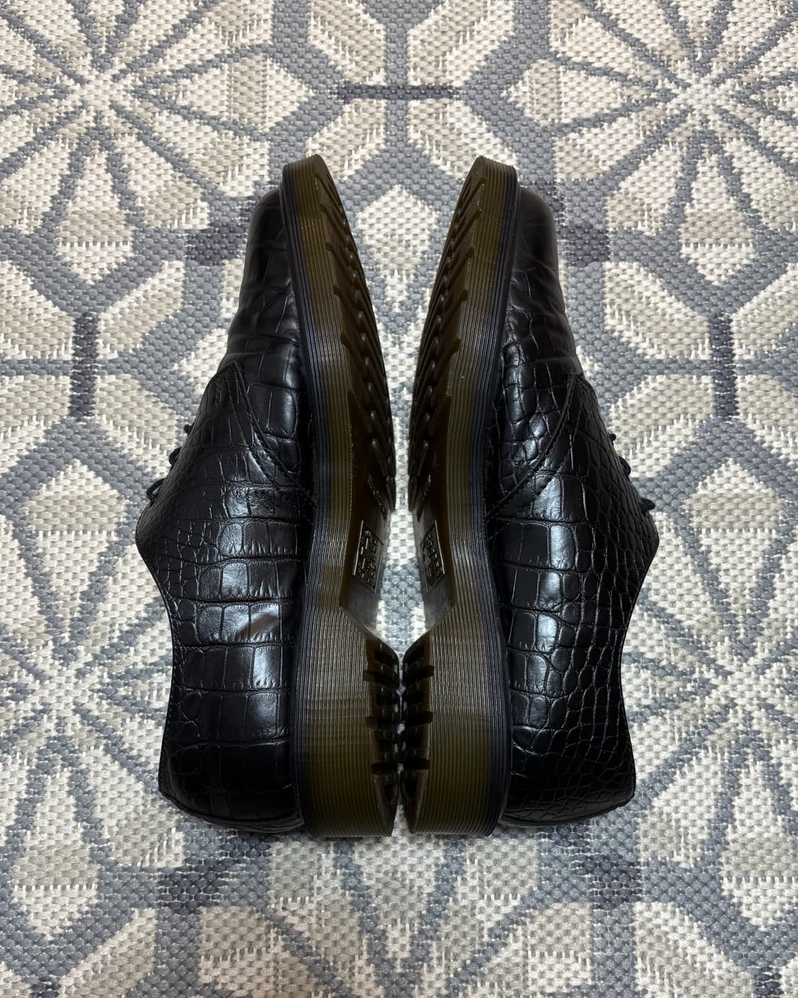 (270) 닥터마틴 10078 3홀 크로커다일 블랙 상품이미지5