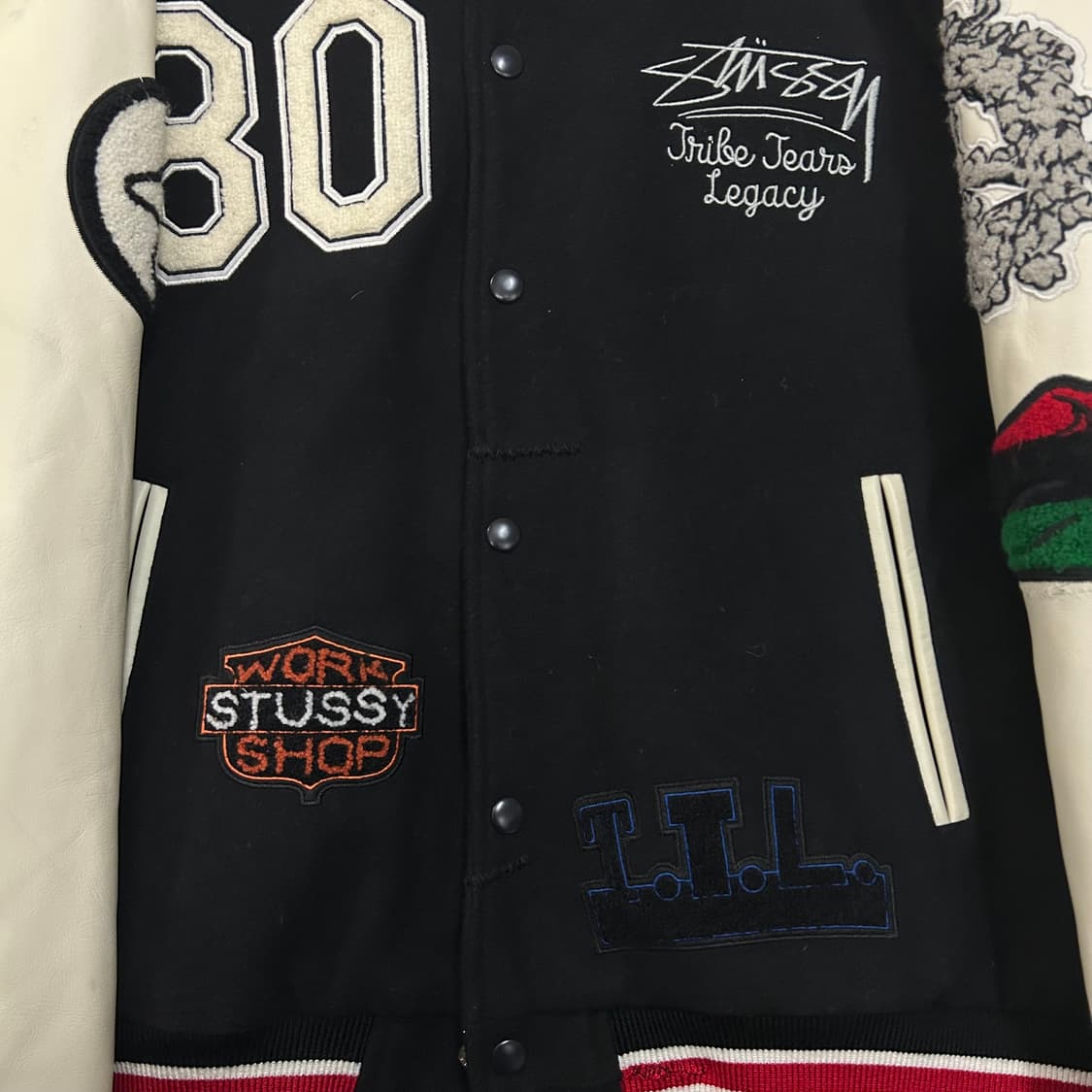 (XL) 스투시 아워레가시 데님티어스 TTL 바시티 자켓 상품이미지7