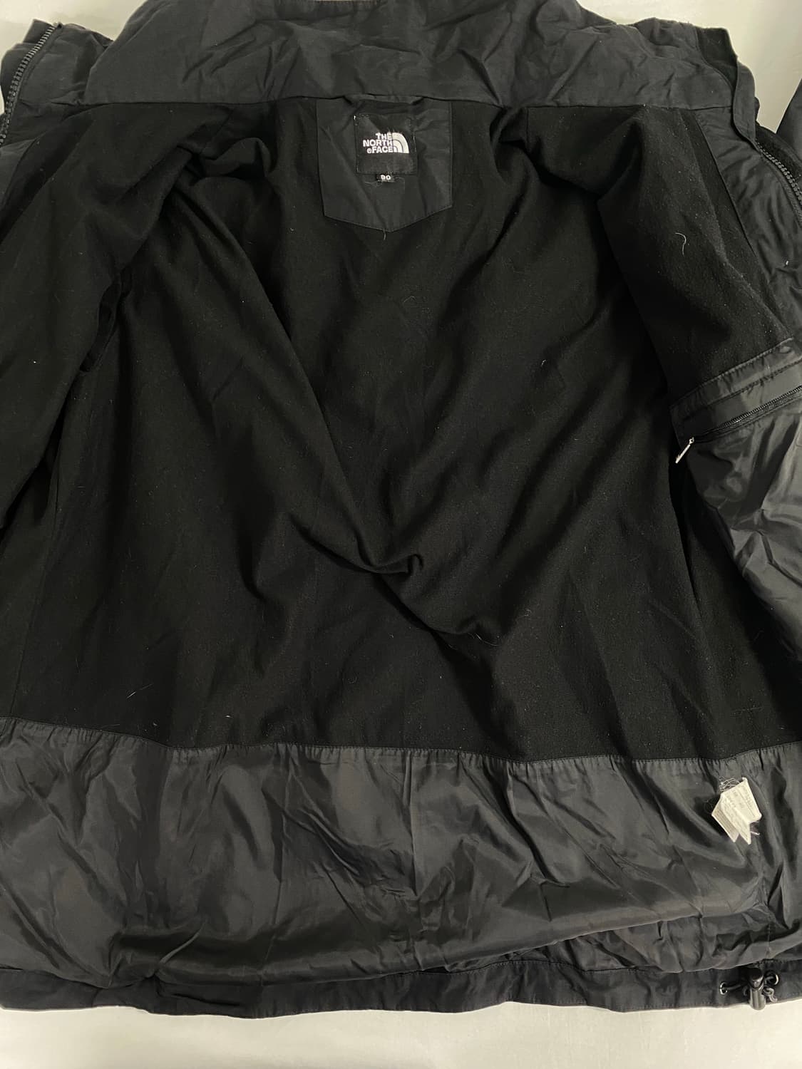 노스페이스 블랙 바람막이 S 상품이미지4