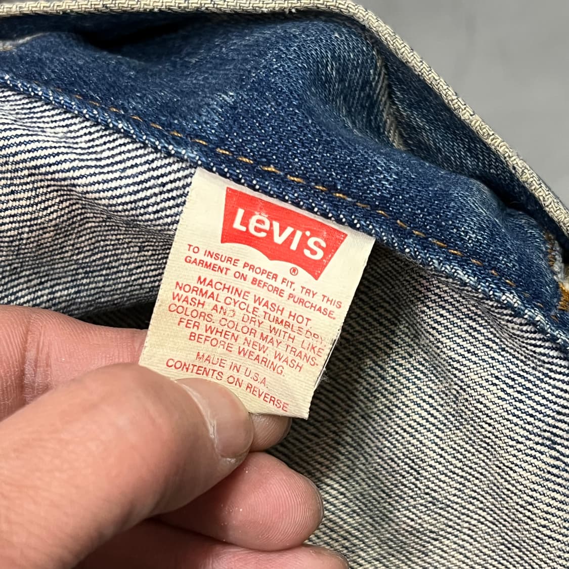  USA 리바이스 데님 트러커 자켓 y15827 상품이미지6