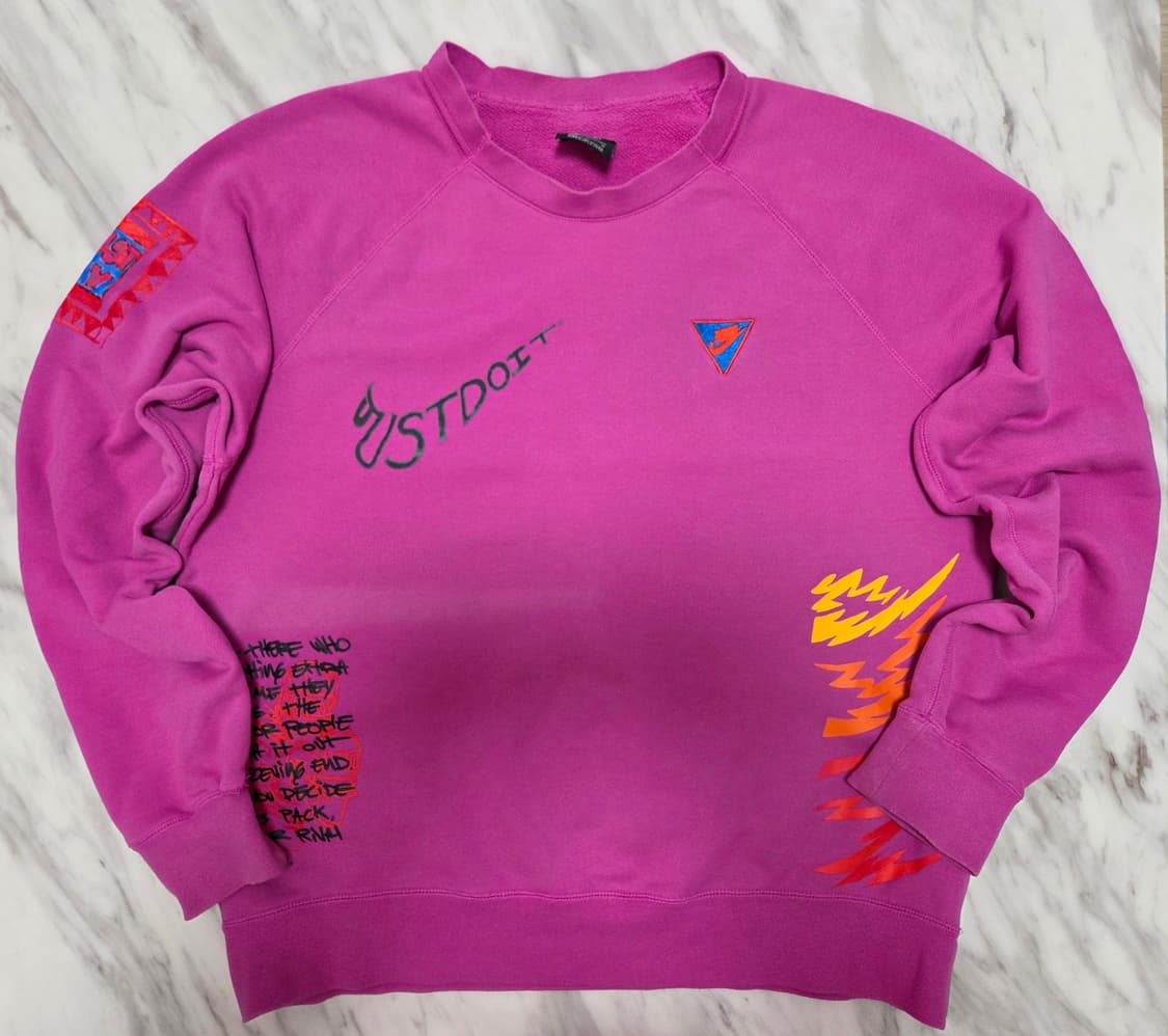 나이키 nsw 크루넥 스웻셔츠 핑크 상품이미지1