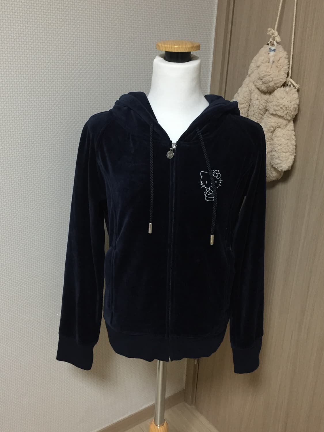 Rady 레이디 라디 벨벳 후드 집업 셋업 빈티지  상품이미지1