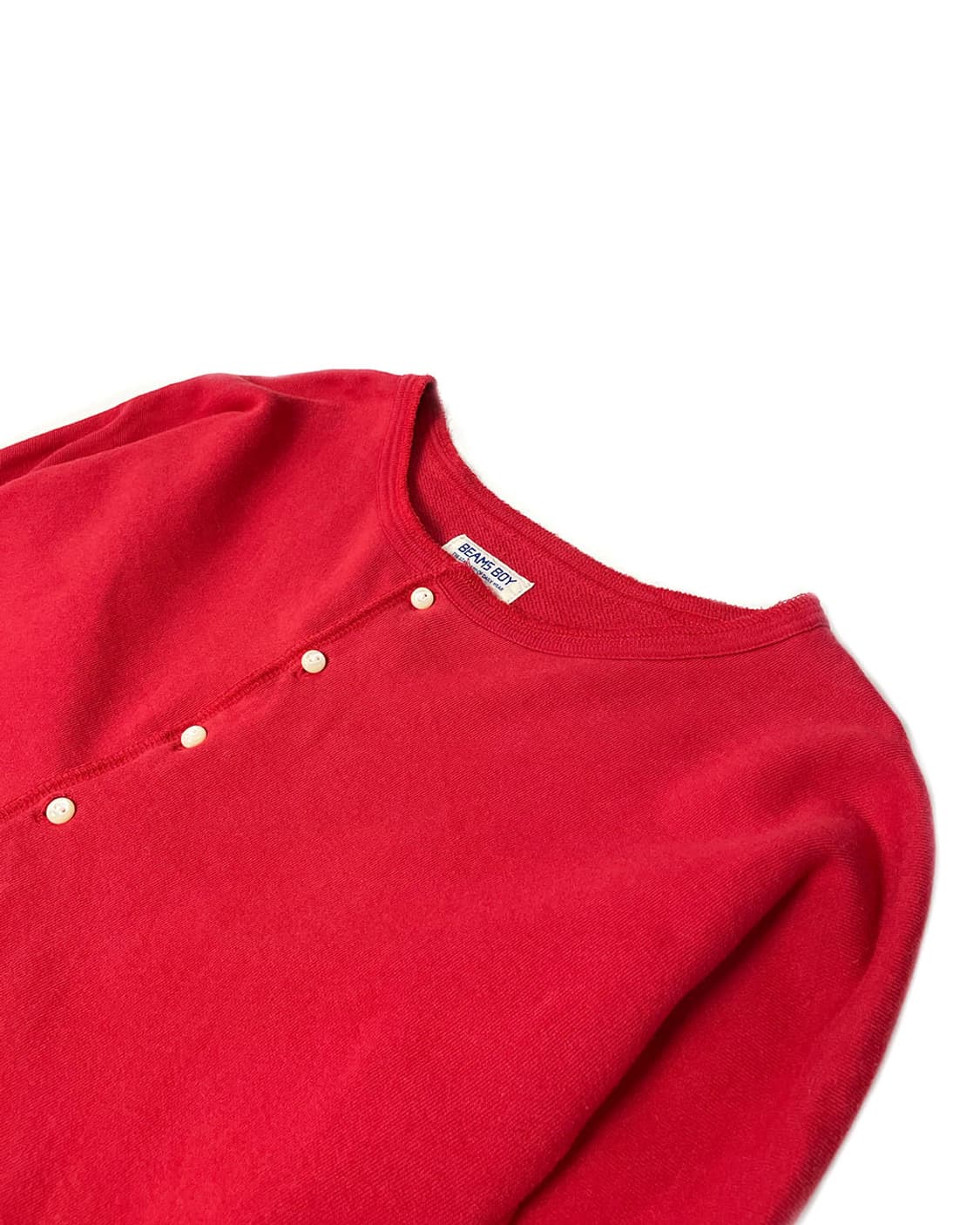 Beams Boy 레드 가디건 상품이미지4