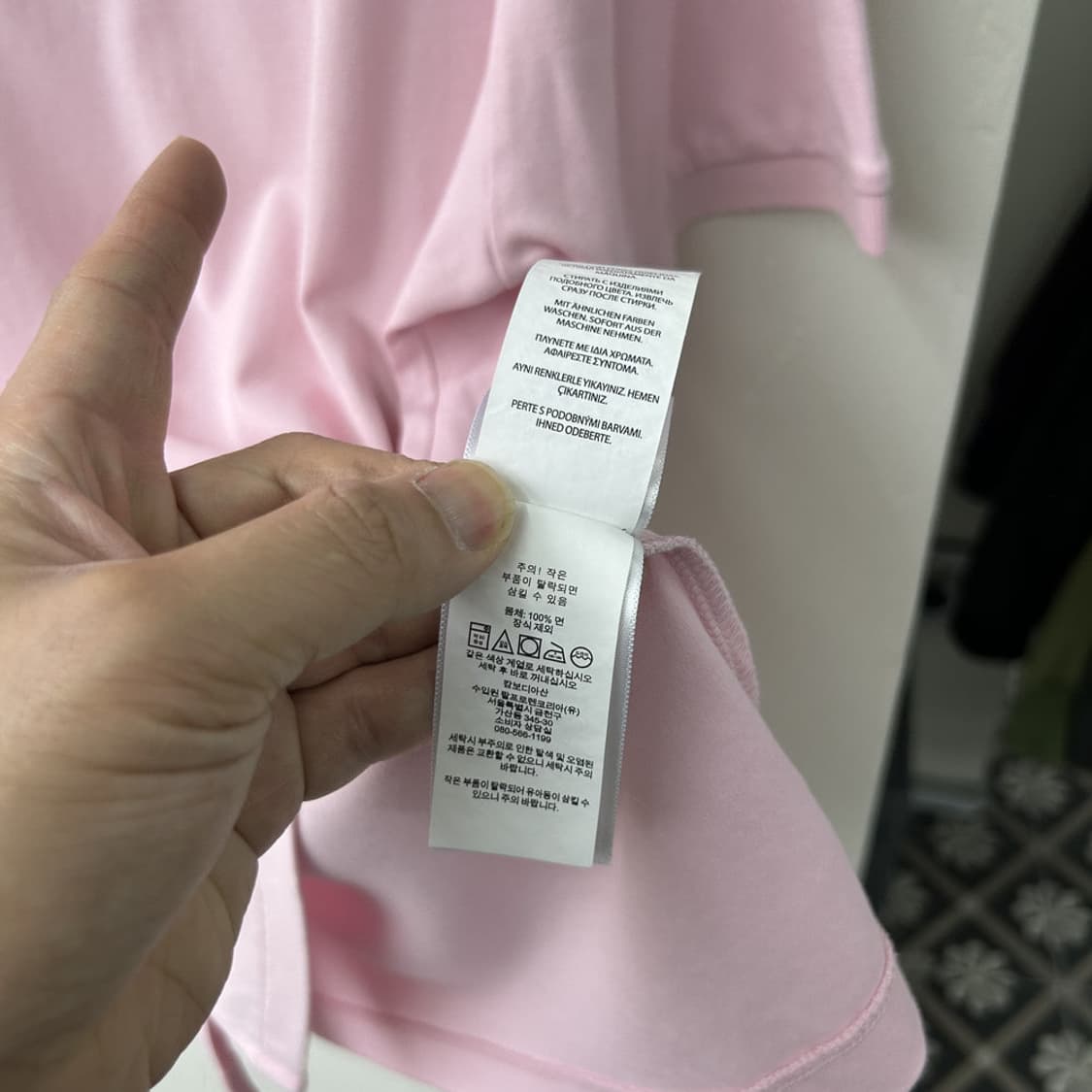 16765 - 폴로 랄프로렌 핑크 반팔 카라티 상품이미지4