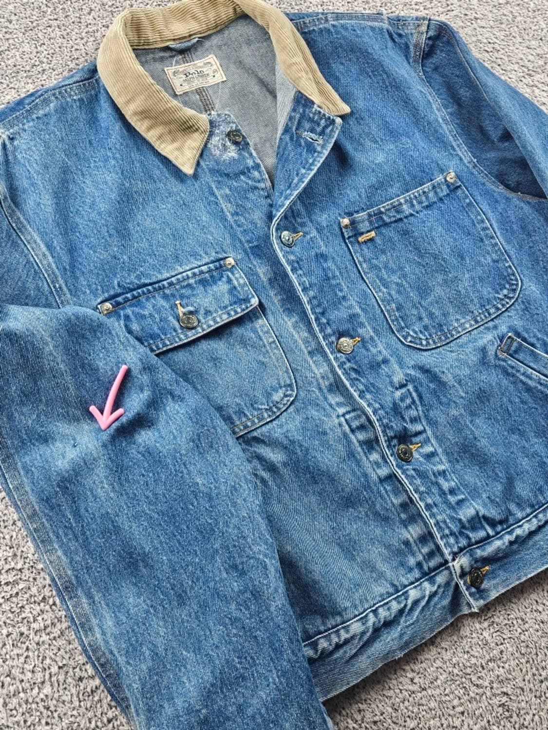 80's USA 폴로랄프로렌 덩가리 데님 트러커 자켓 (M)/ 10808 상품이미지6