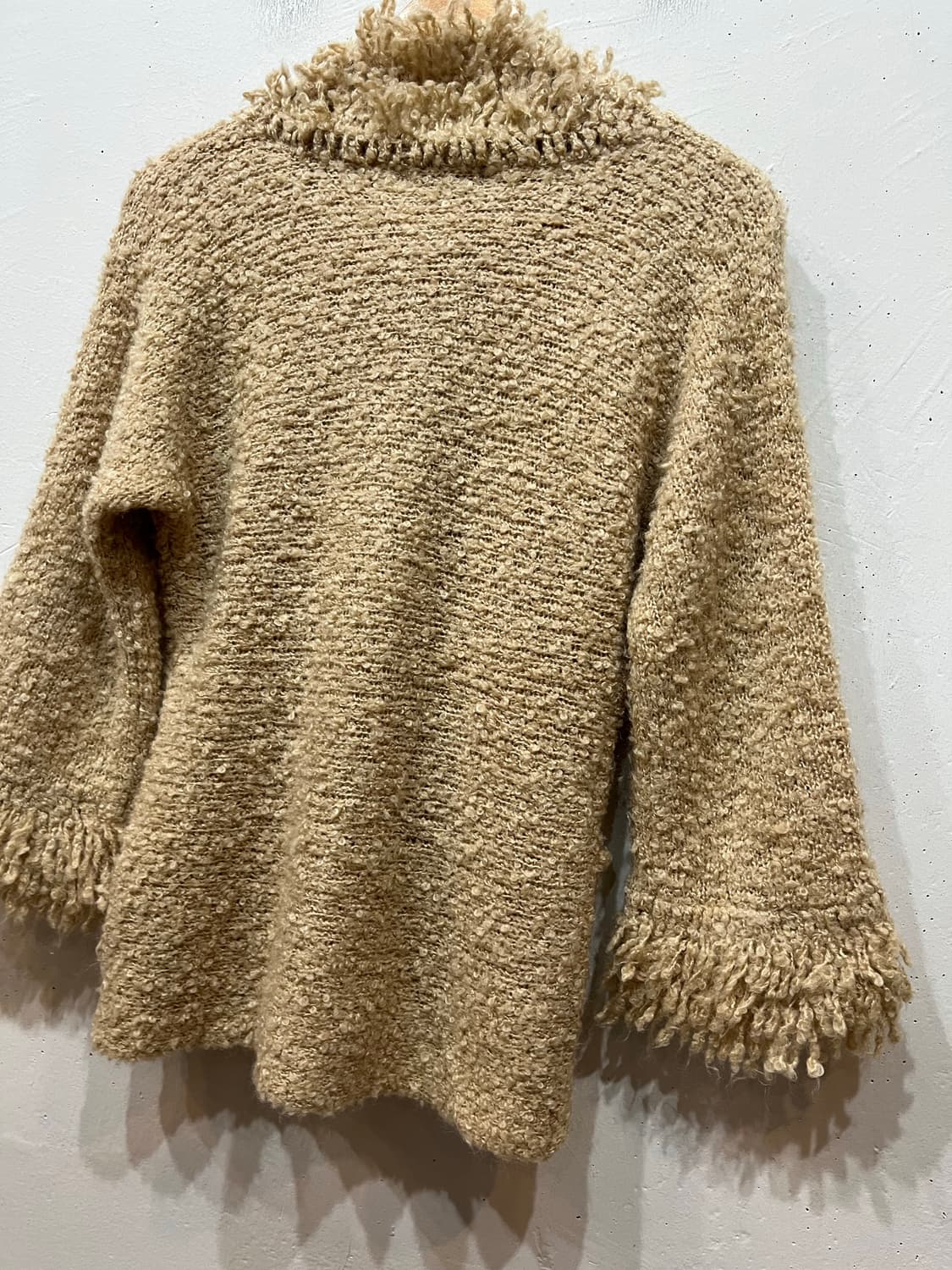 LATENDA 울 푸들 니트집업 우먼즈 상품이미지6