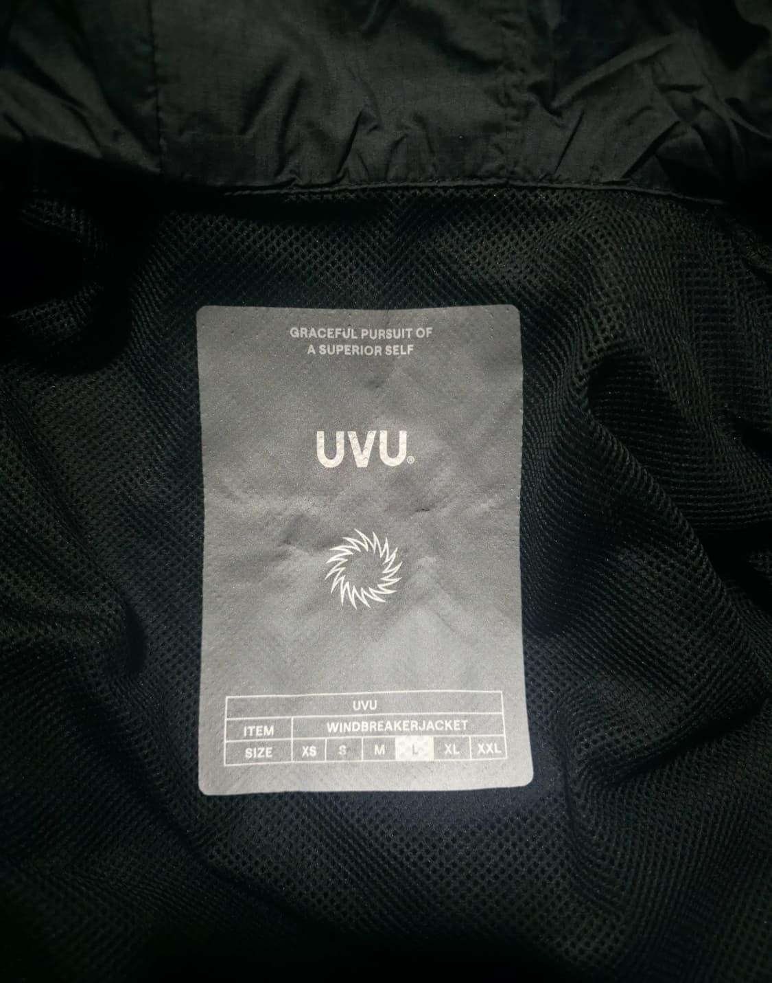 UVU 울트라라이트 윈드브레이커 L사이즈 러닝바람막이 상품이미지4