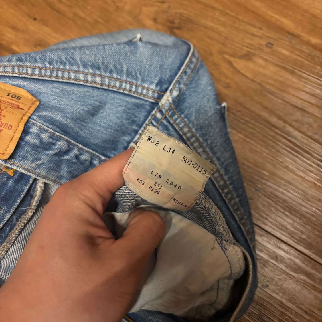 90S LEVI'S 501 DENIM PANTS 상품이미지5