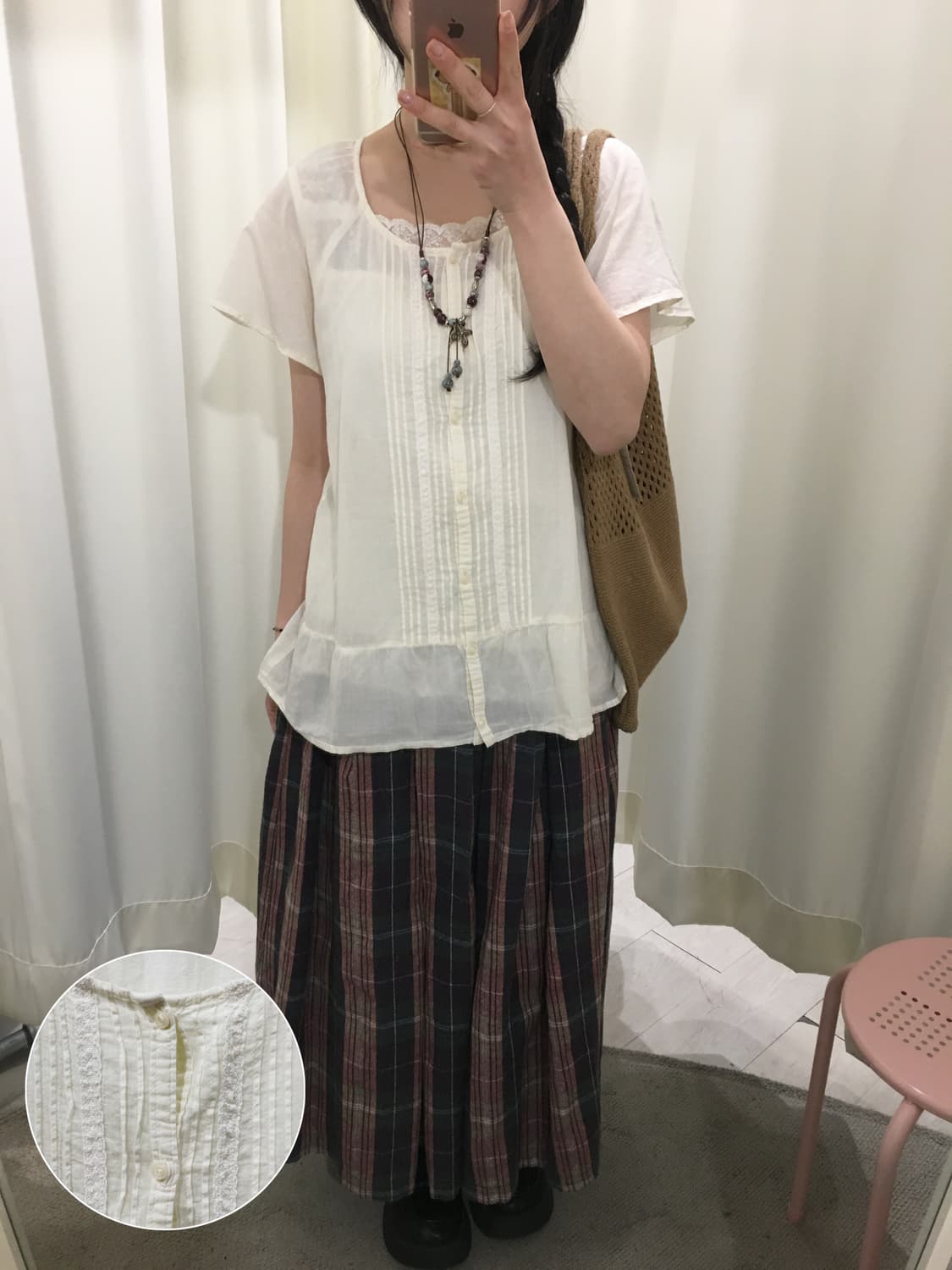 mori girl lace blouse 상품이미지1