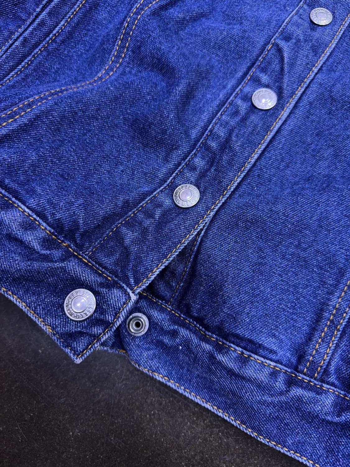 리바이스 00's 빈티지 워싱 우먼스 데님 트러커 자켓 L 상품이미지6