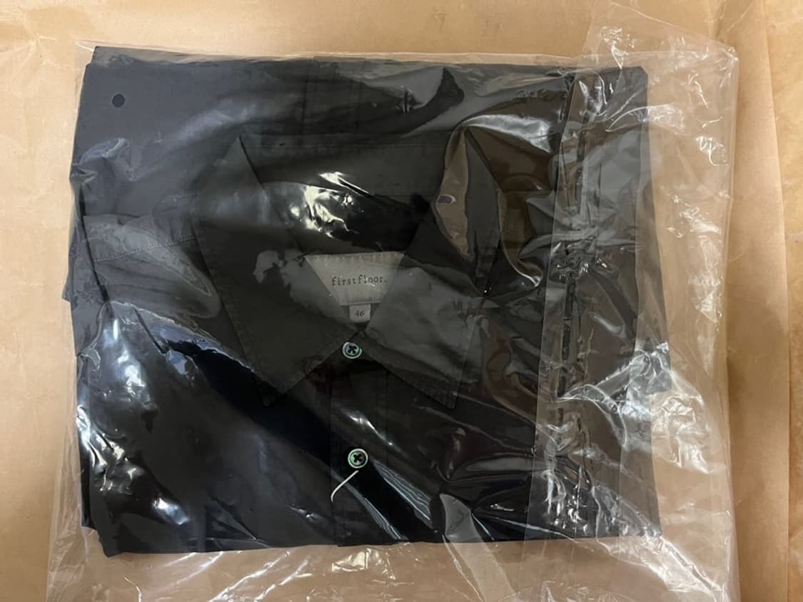 [새상품] 퍼스트플로어 셔츠 빈티지 블랙 상품이미지2