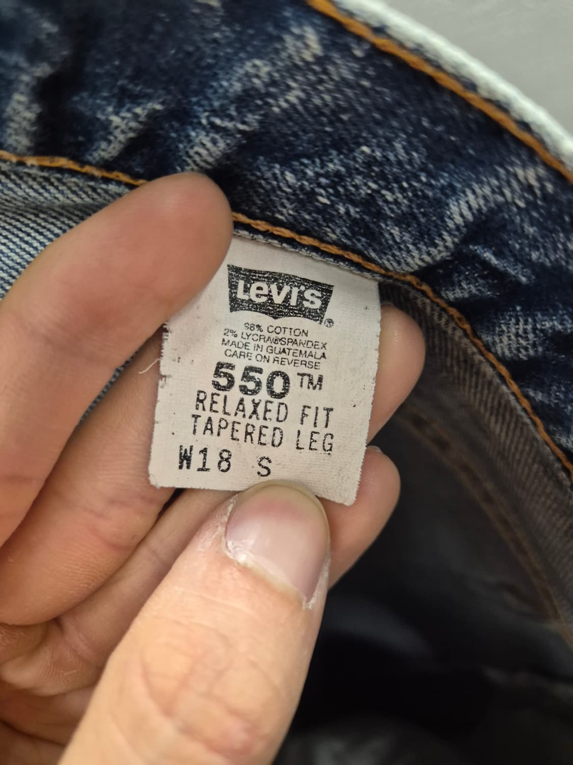 리바이스 550 릴렉스 핏 데님 반바지 S 상품이미지5
