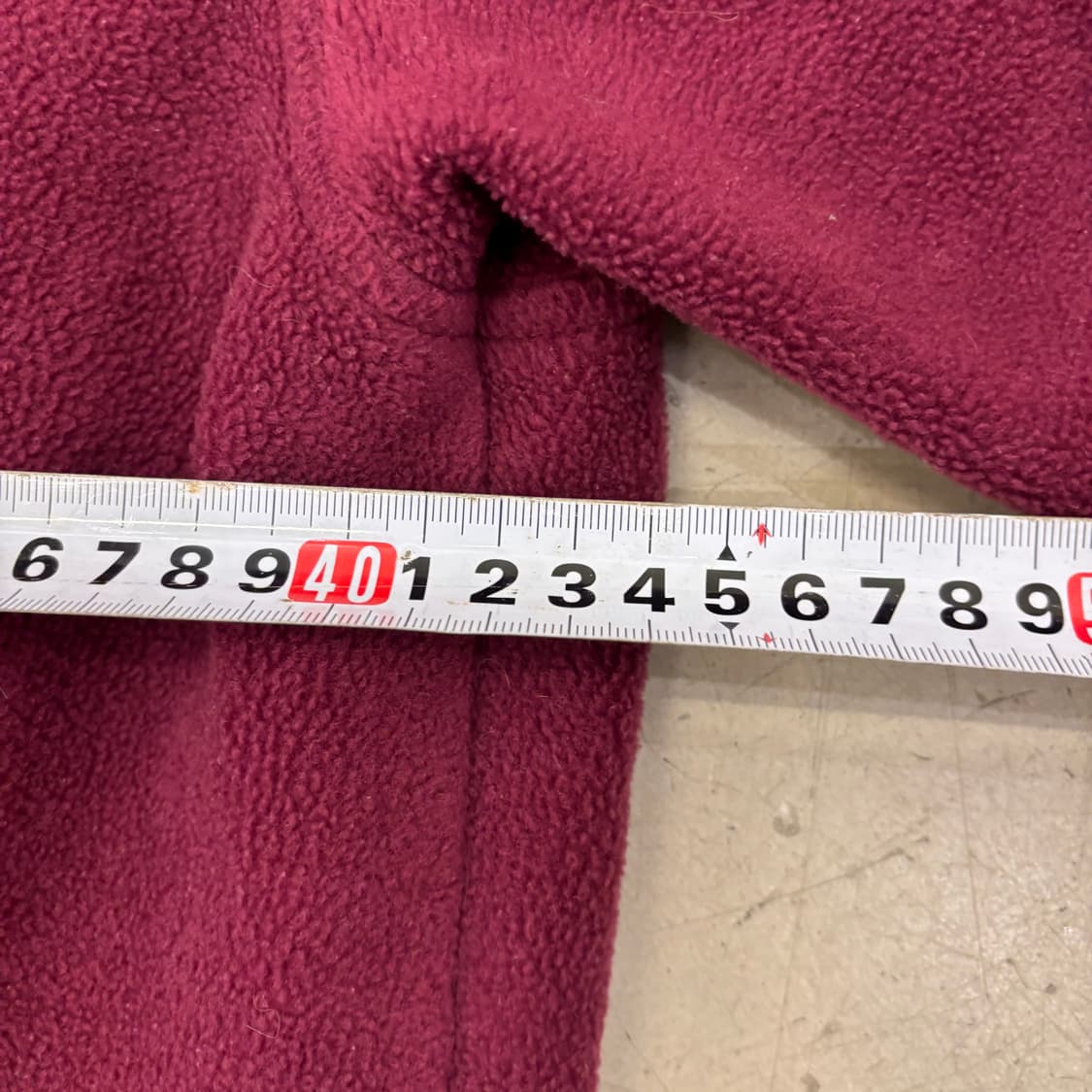 컬럼비아 버건디 플리스 자켓 상품이미지5