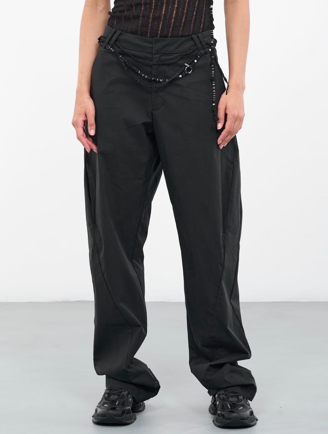 혜인서 벤티드 트라우저 2 차콜 상품이미지1