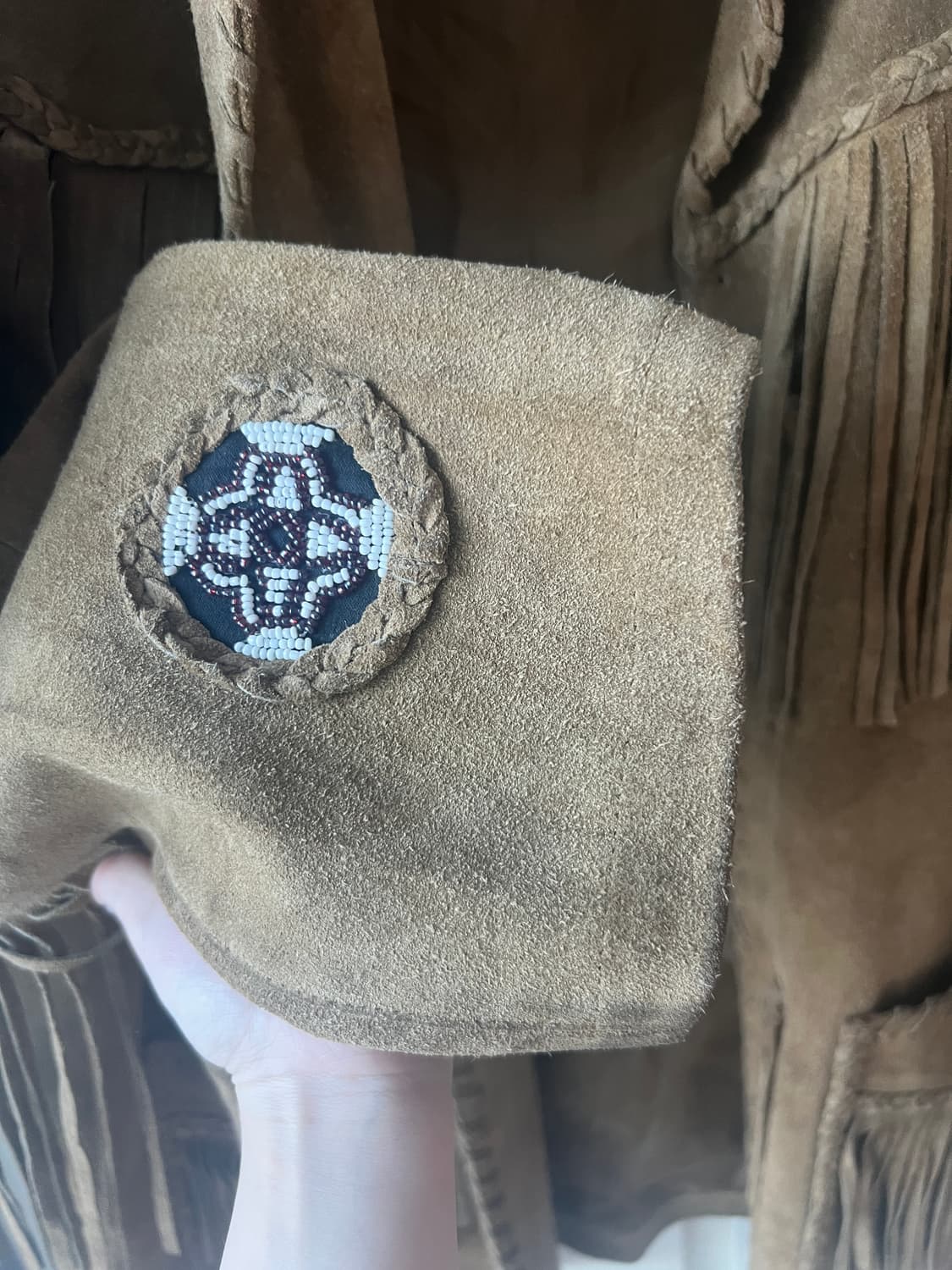 빈티지 웨스턴 프린지 스웨이드 자켓 상품이미지5