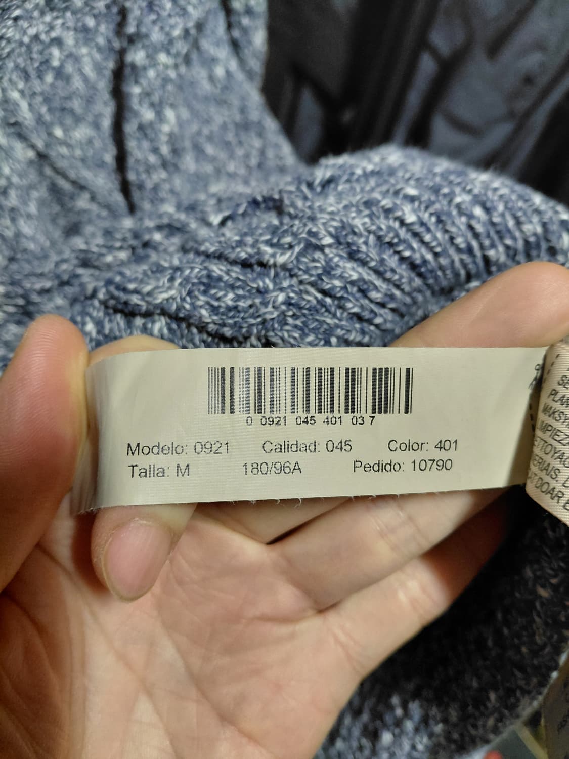 [마시모두띠]코튼 케이블 니트 스웨터 M(95)사이즈 상품이미지5