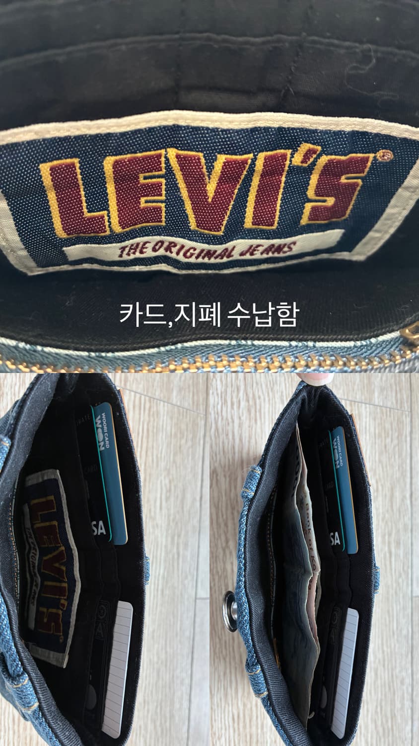 Levi's 511 demin Remake wallet 상품이미지6