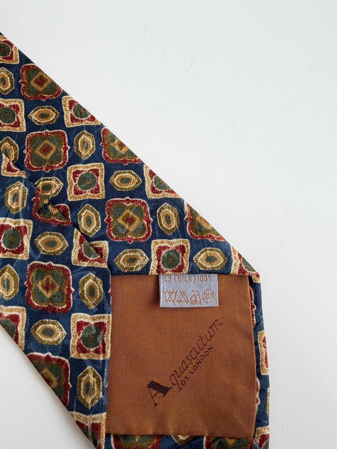 아쿠아스큐텀(Aquascutum) 실크 넥타이 9.3cm 상품이미지6