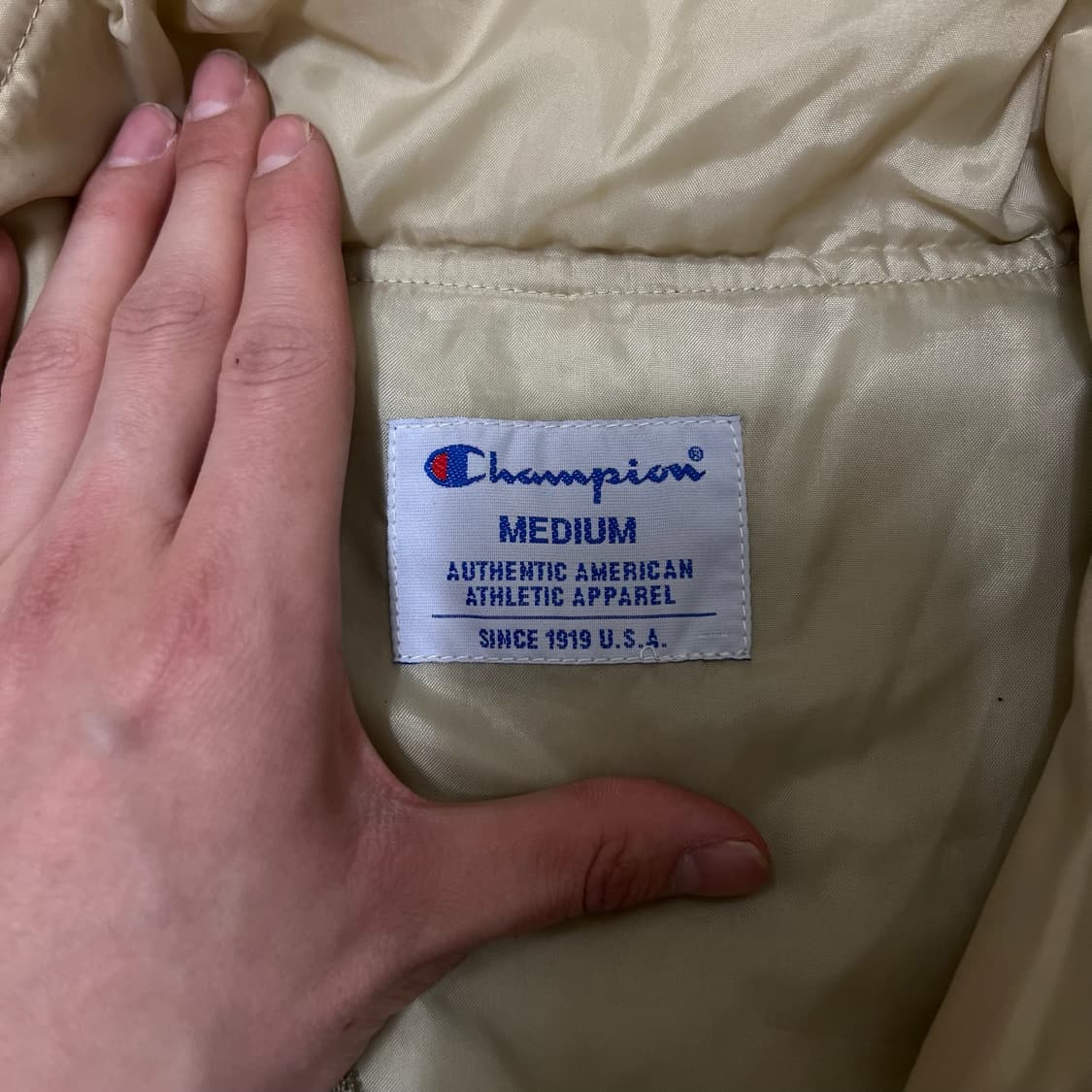 챔피온 재팬 어센틱 로고 경량패딩 M/95  상품이미지5