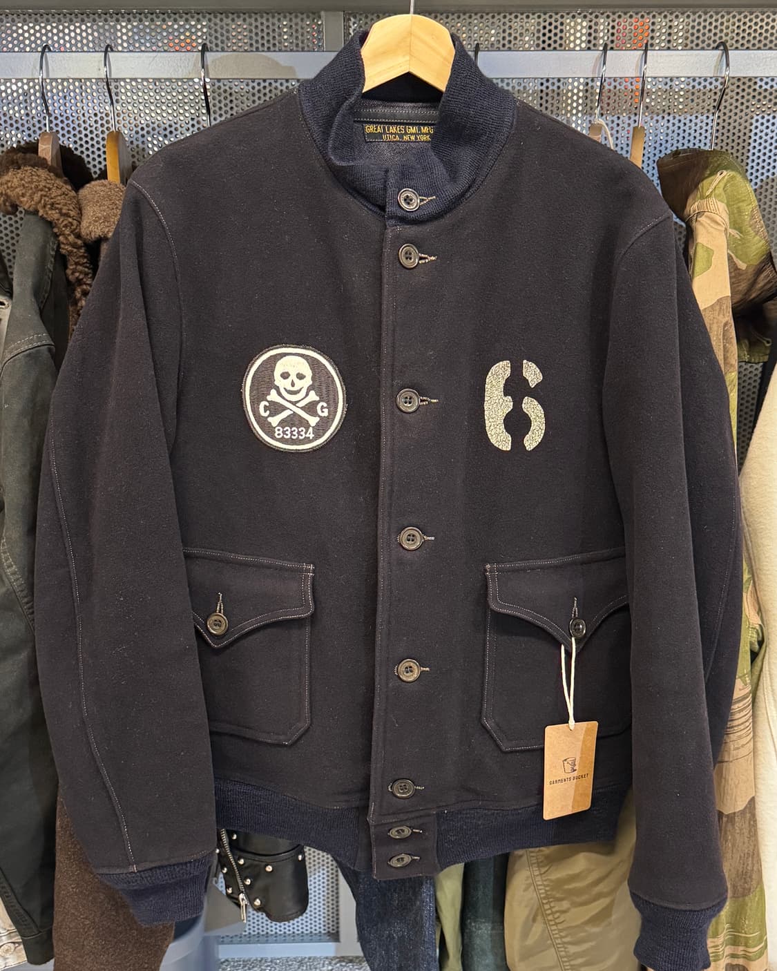 프리휠러스 A-1 시빌리언 USCG 울 자켓 상품이미지5