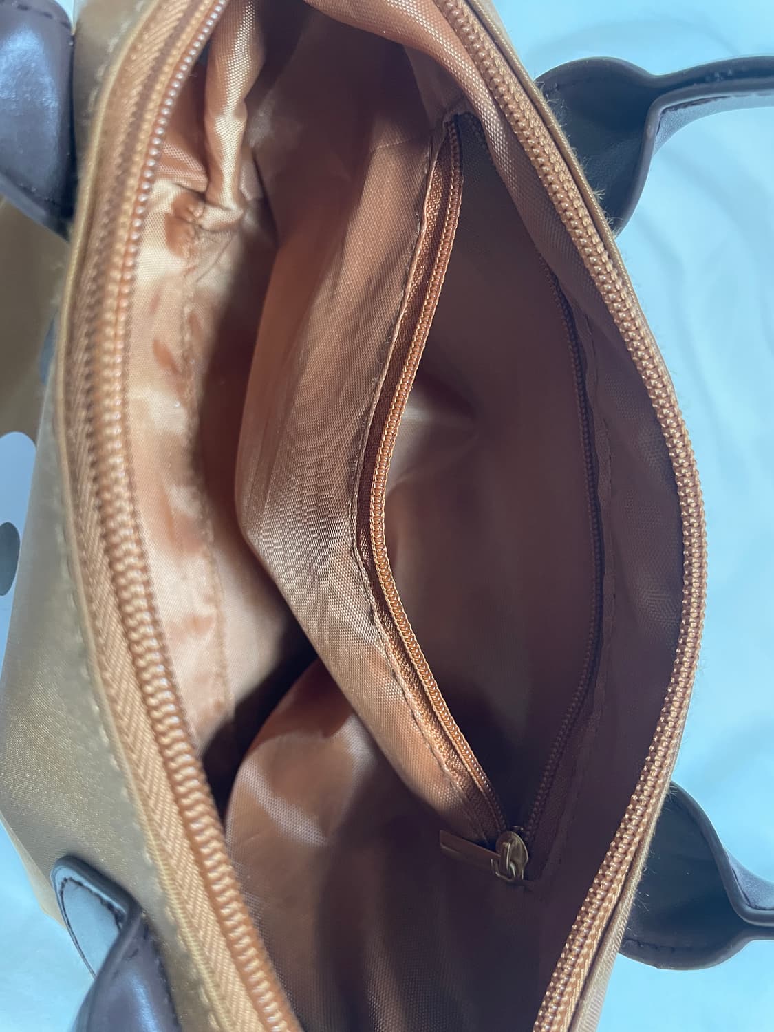 리락쿠마 브라운 미니 토트백 상품이미지3