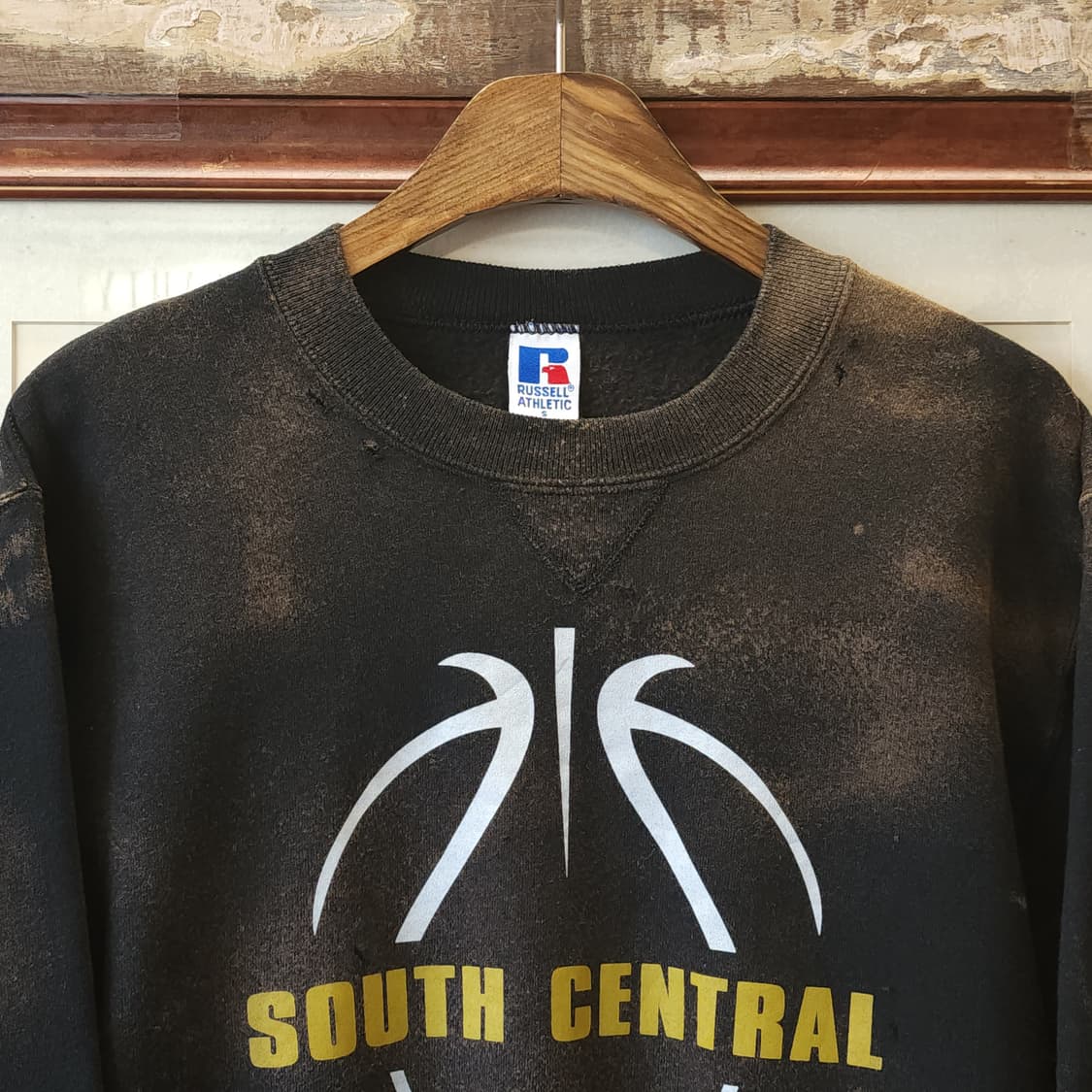 90s 러셀 맨투맨 빈티지 스웻셔츠 러셀 썬페이딩 s 상품이미지4