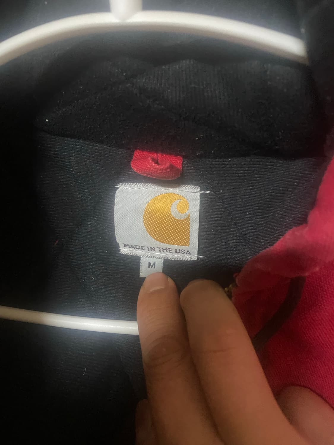 칼하트액티브자켓(M)레드 상품이미지2