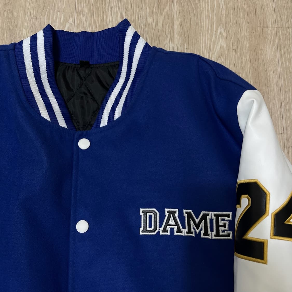 DAME 24 항공 빅로고 야구점퍼 바시티자켓 XL/105  상품이미지3