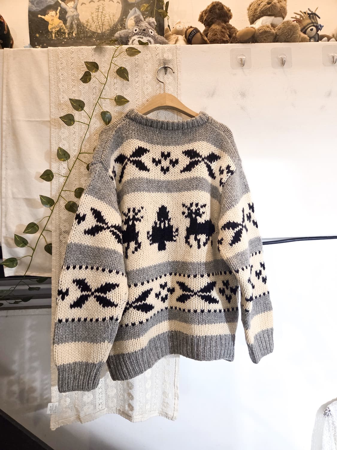 사슴 코위찬 니트 상품이미지5